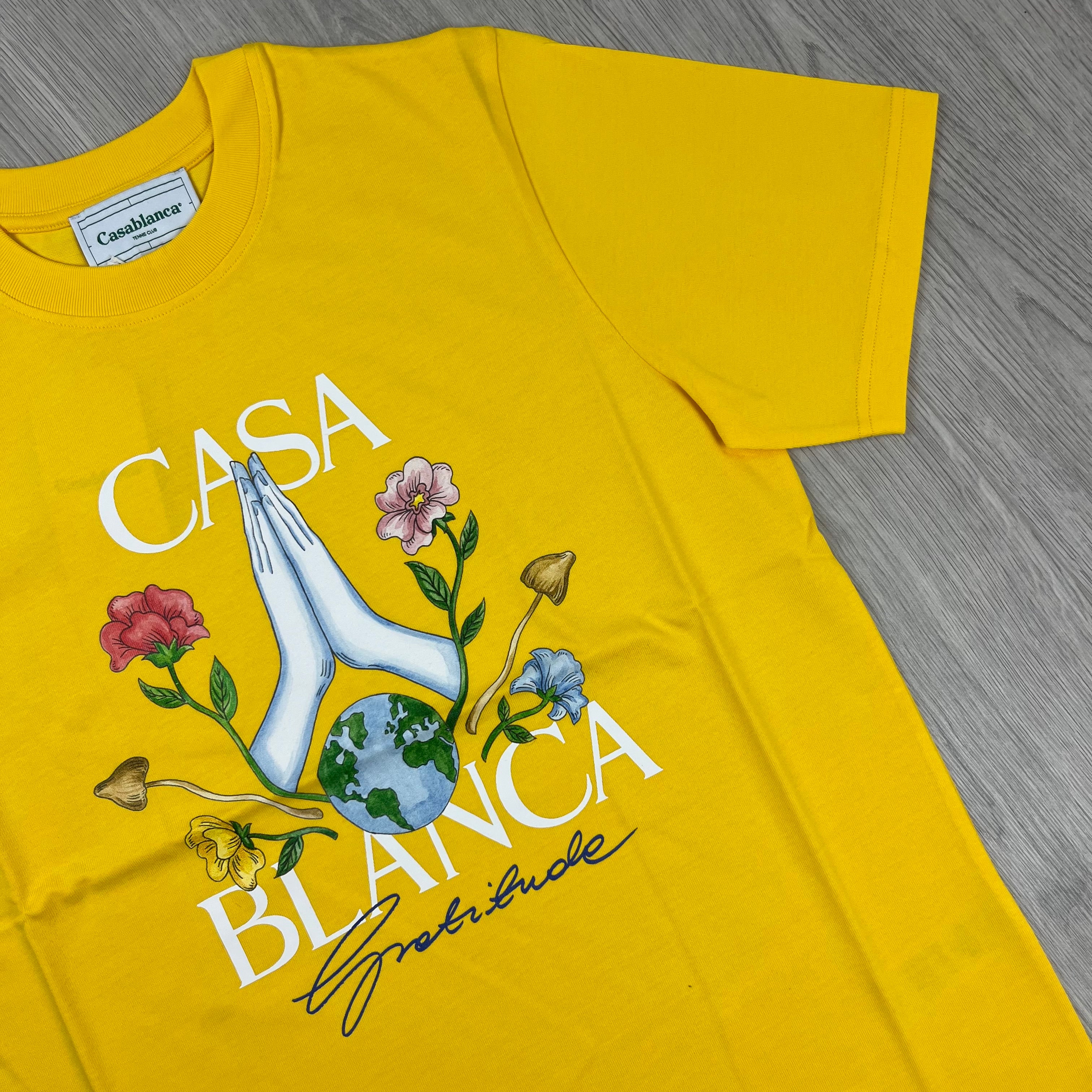 Casablanca Graphic T-Shirt - Yellow