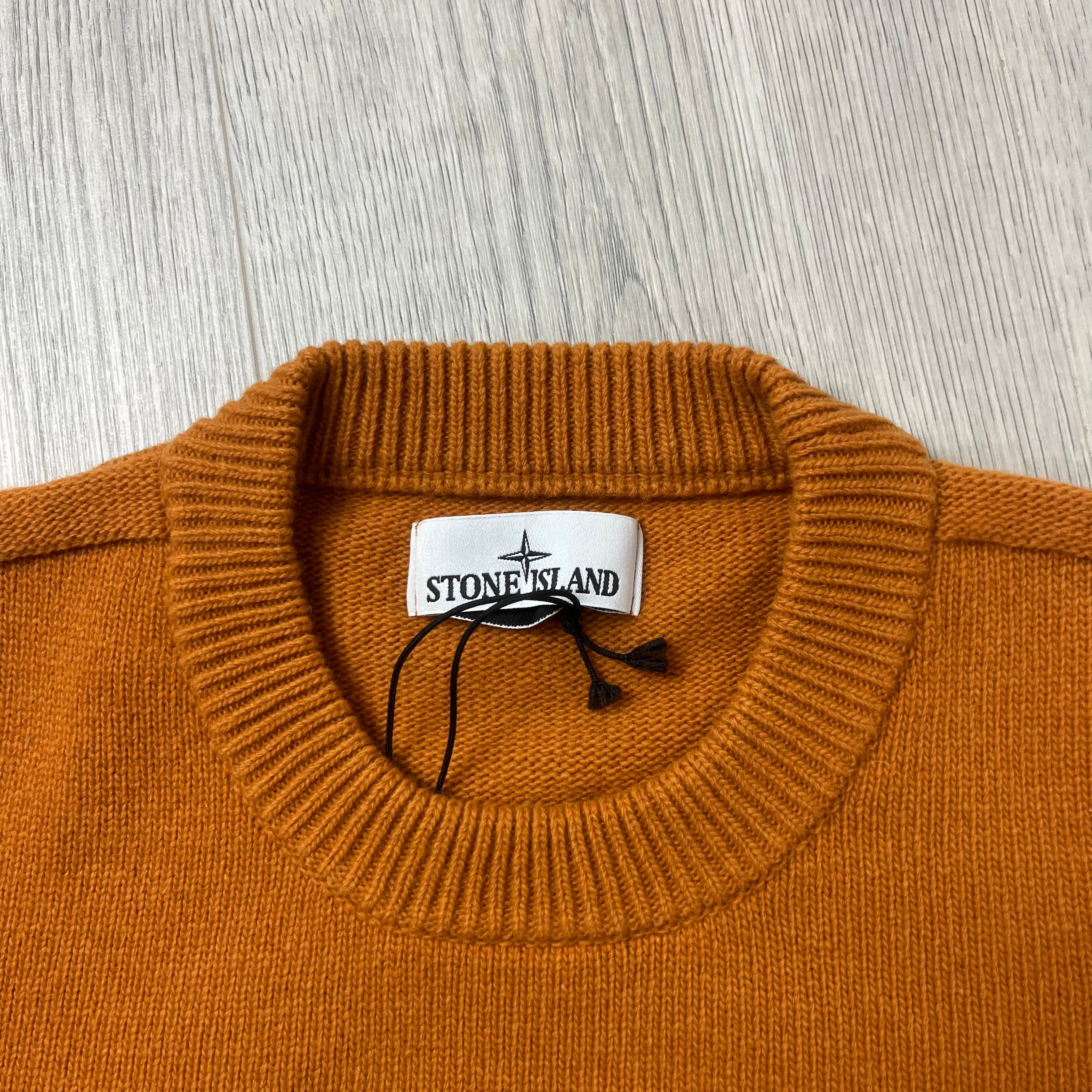 Stone Island Knit Sweatshirt - Orange