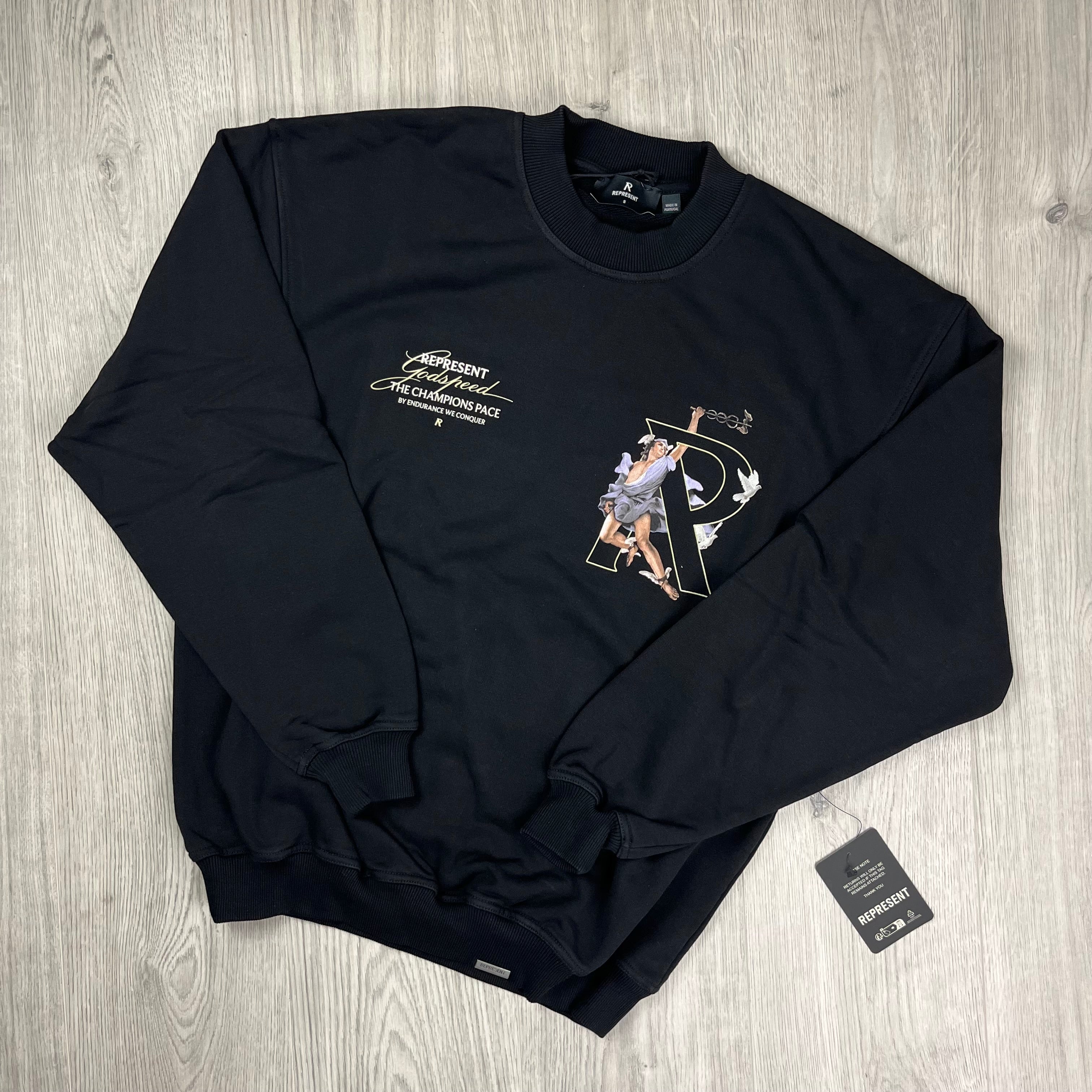 Represent Hermes Sweatshirt - Black