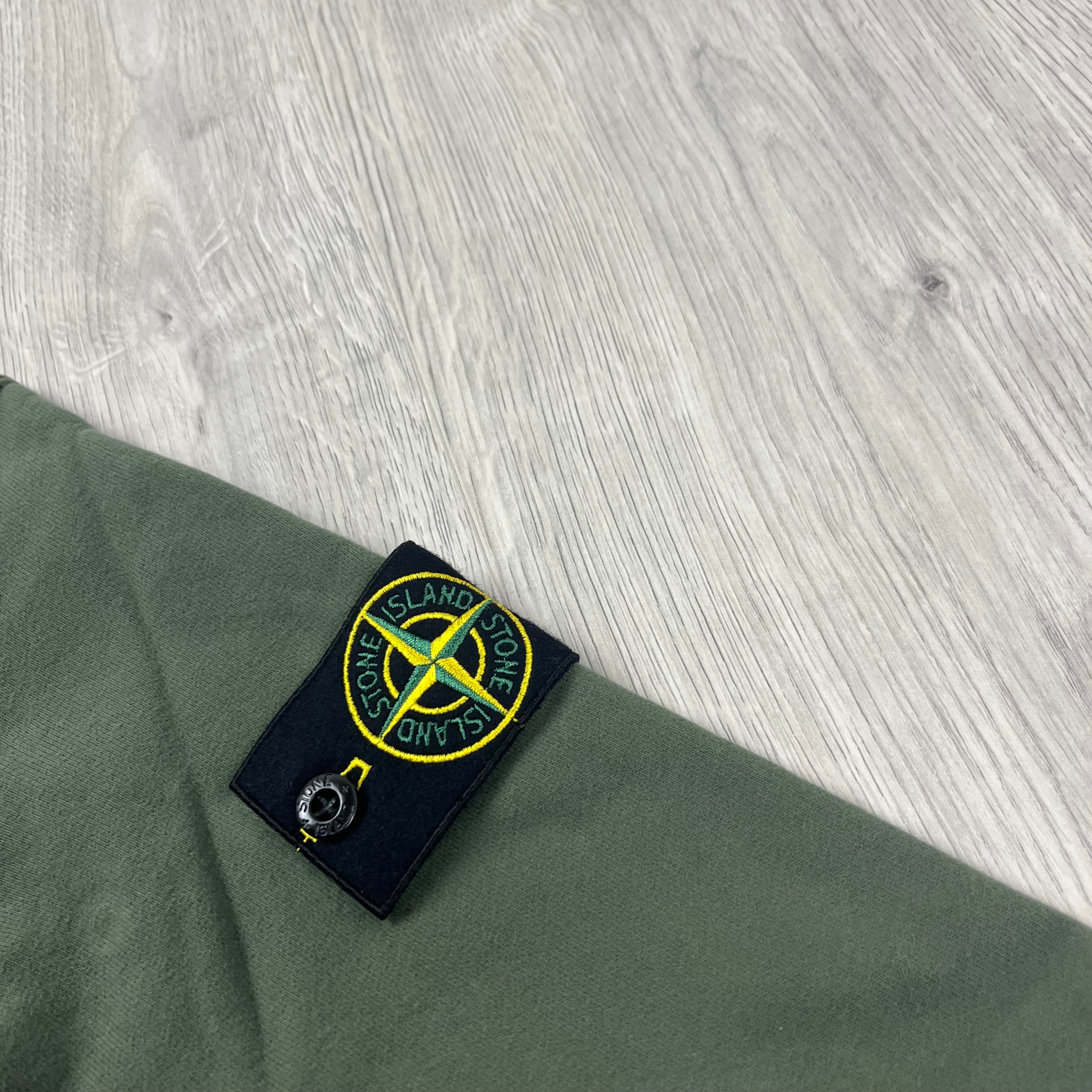 Stone Island Dyed Hoodie - Musk