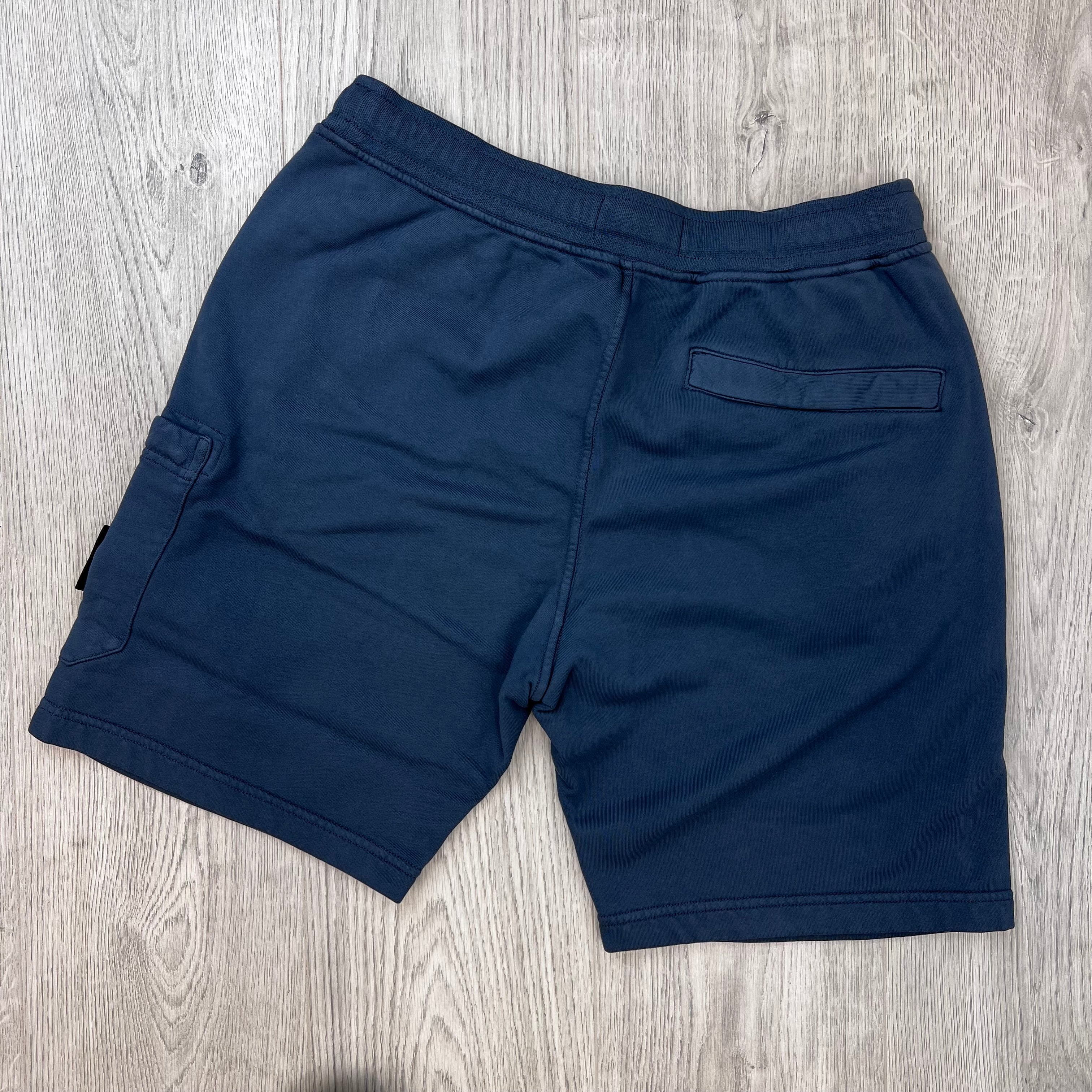 Stone Island Jersey Shorts - Slate Blue