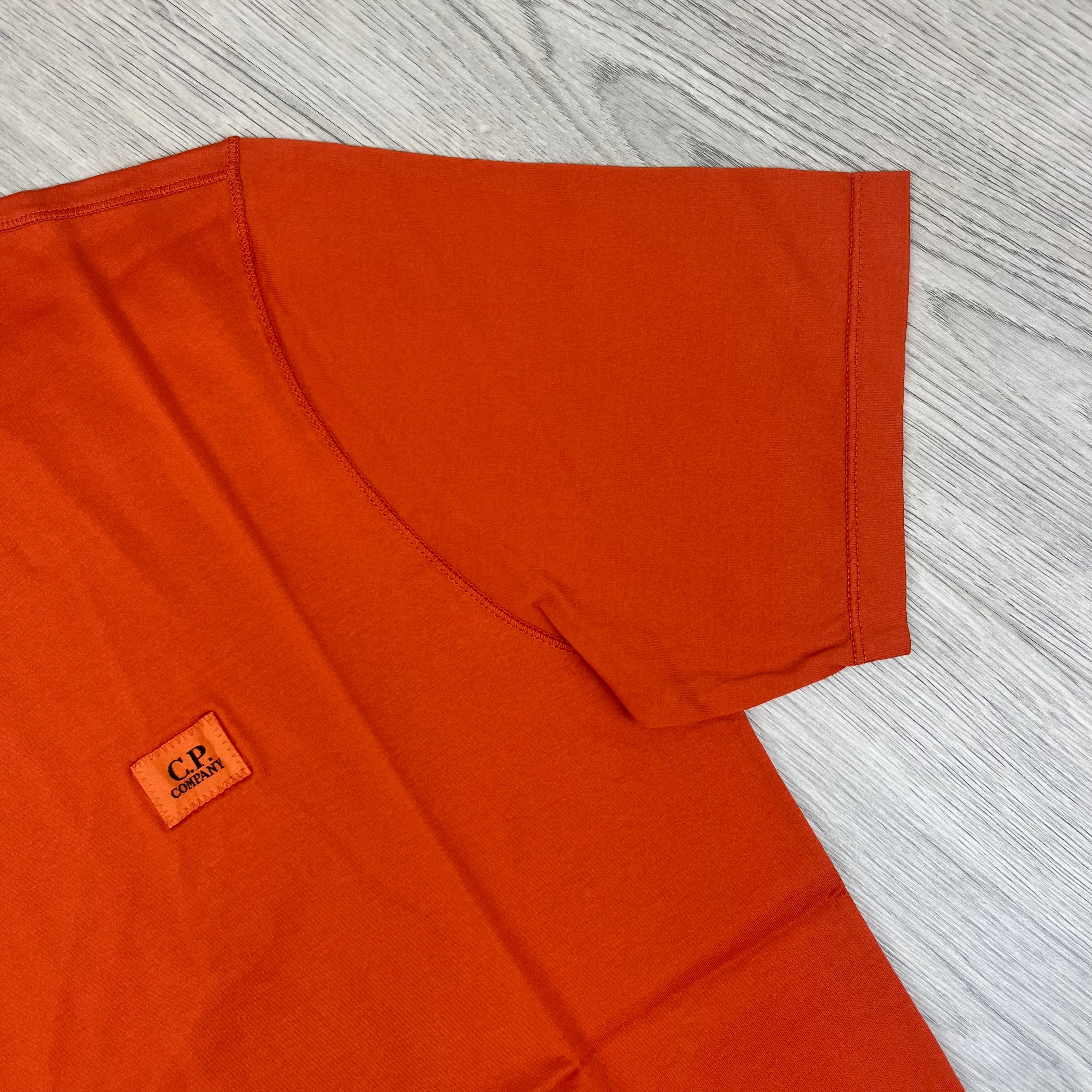 CP Company Patch T-shirt - Pumpkin