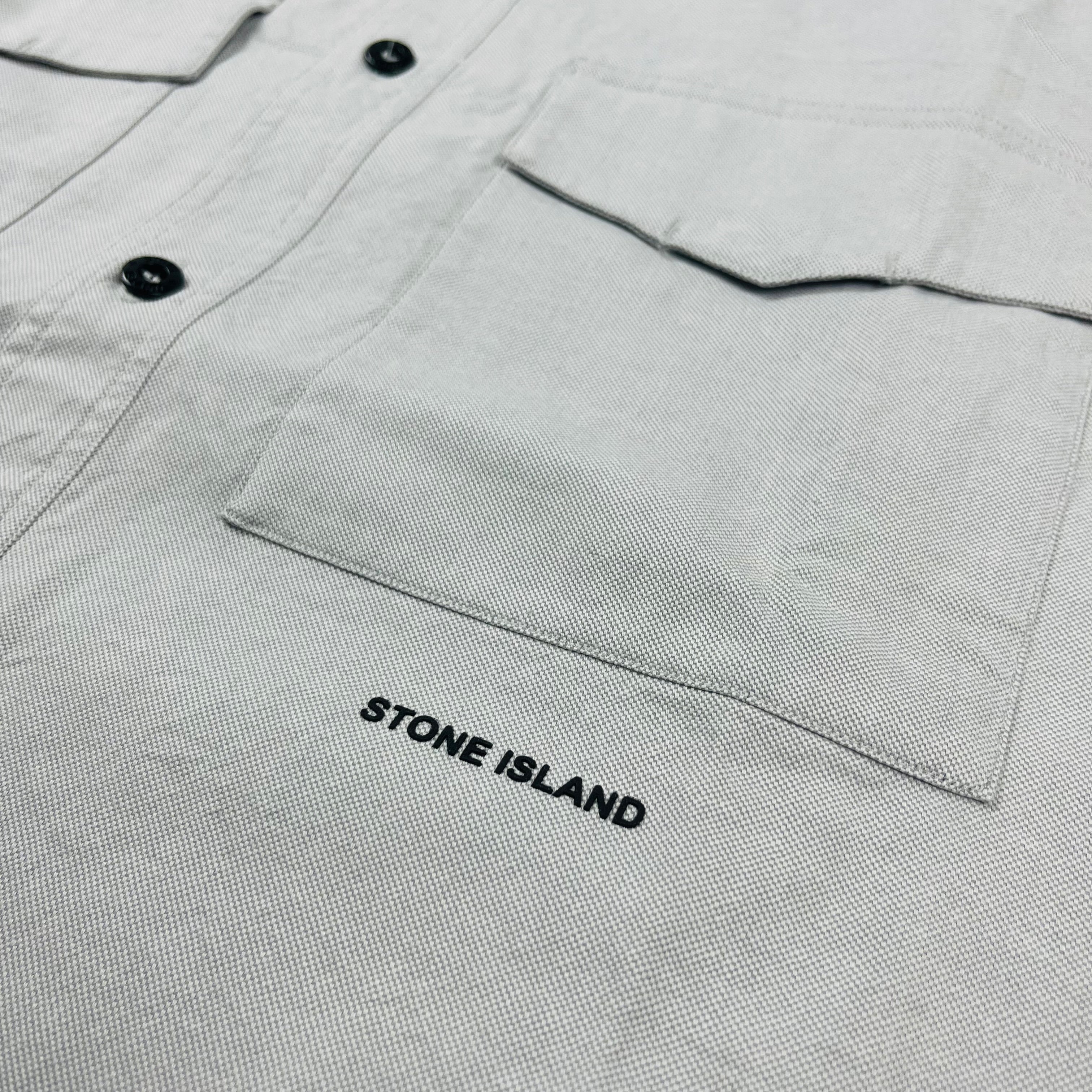 Stone Island Button Shirt - Grey