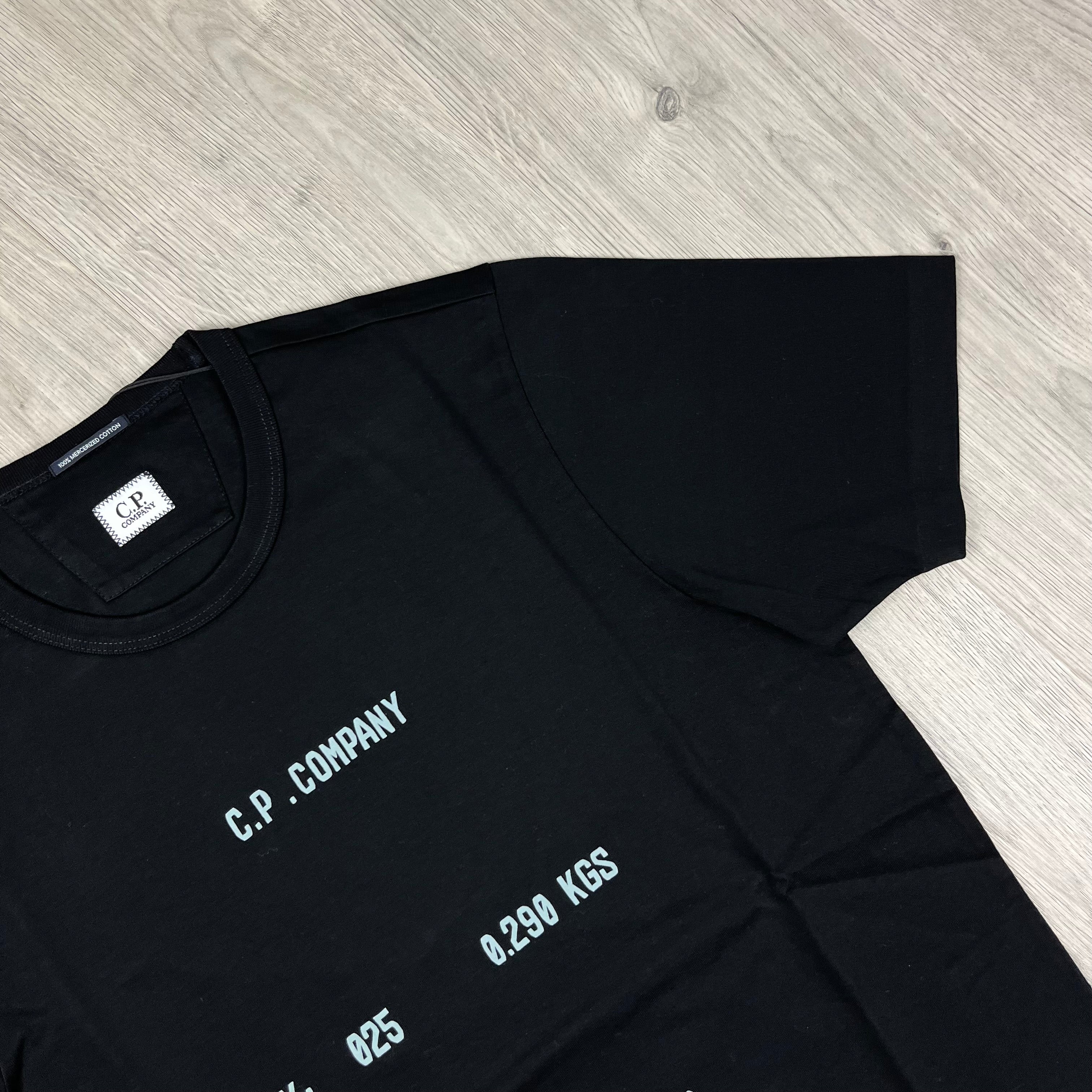 CP Company Typo T-Shirt - Black