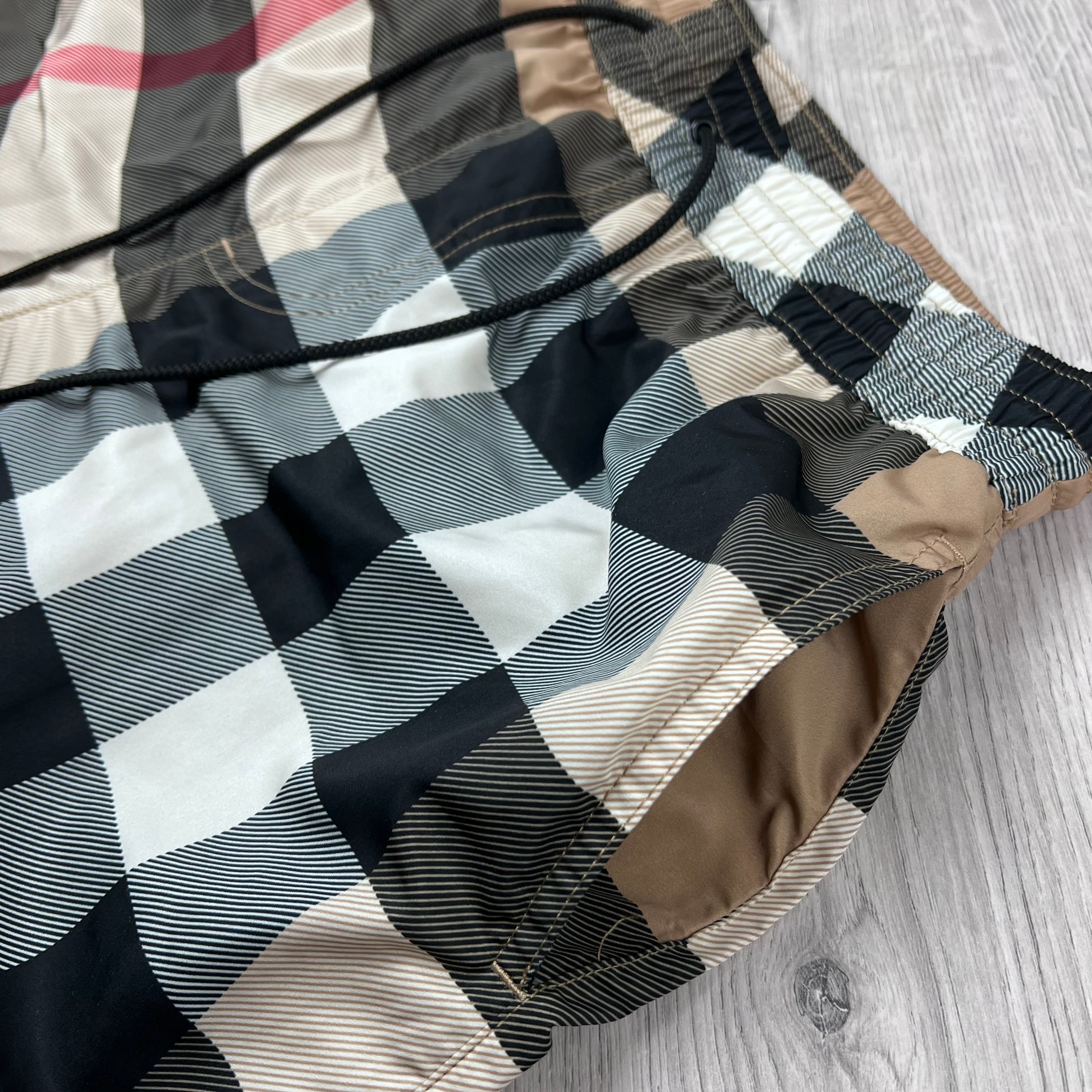 Burberry Check Swim Shorts - Beige