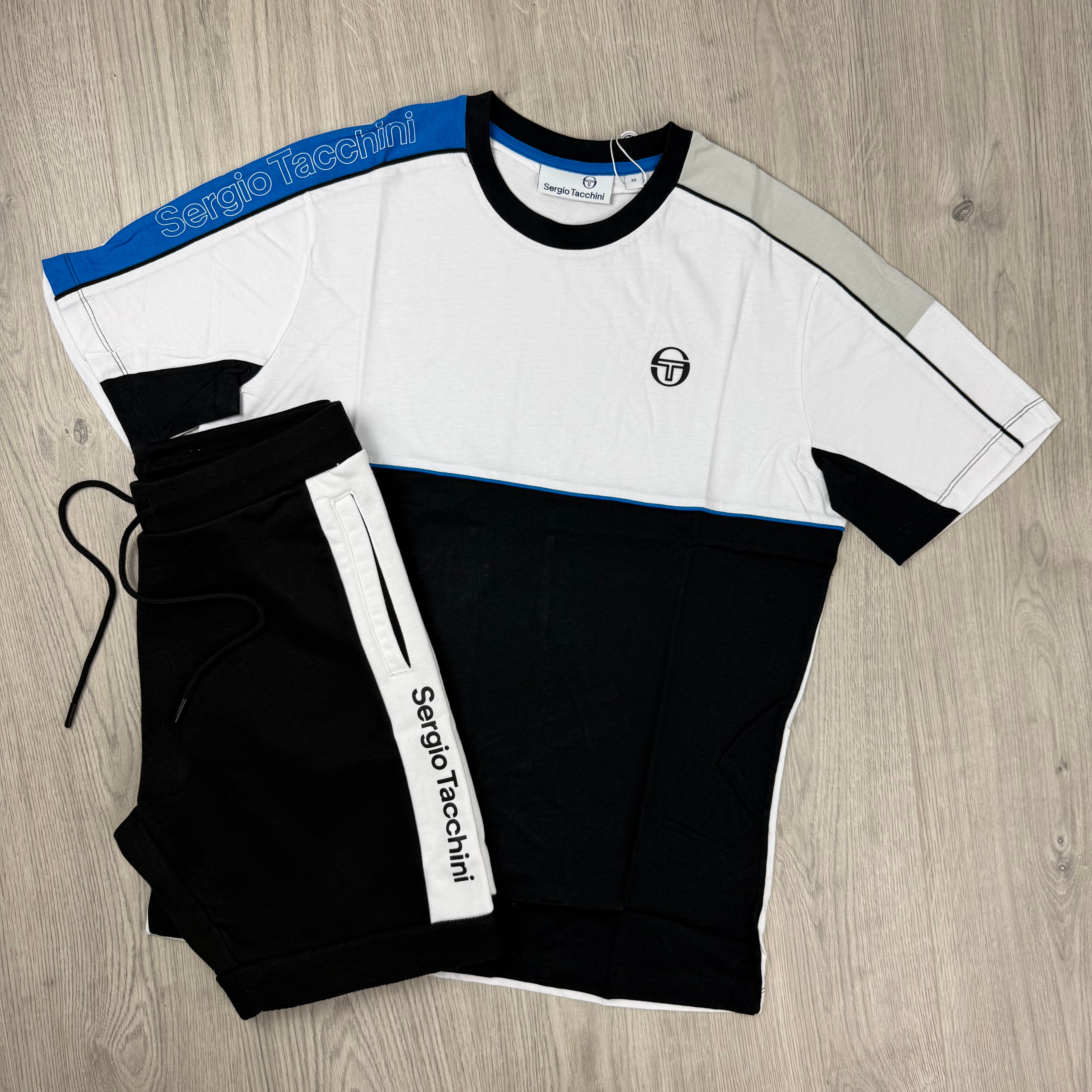 Sergio Tacchini 'Alettone' Set - White/Black