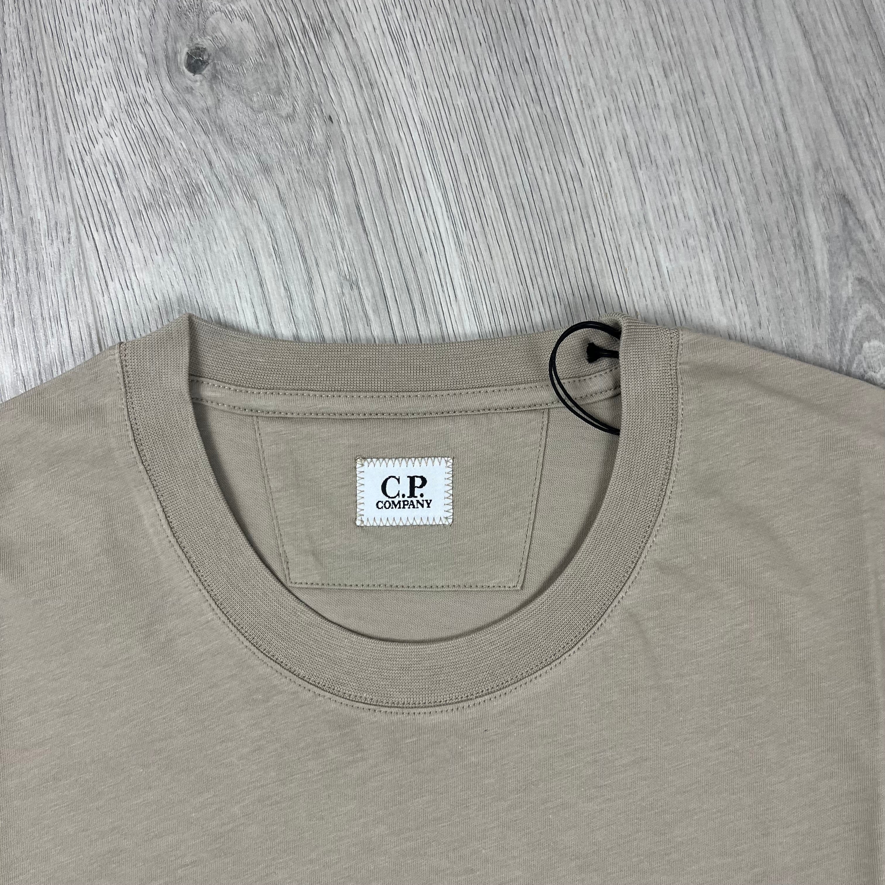 CP Company Printed T-Shirt - Tan