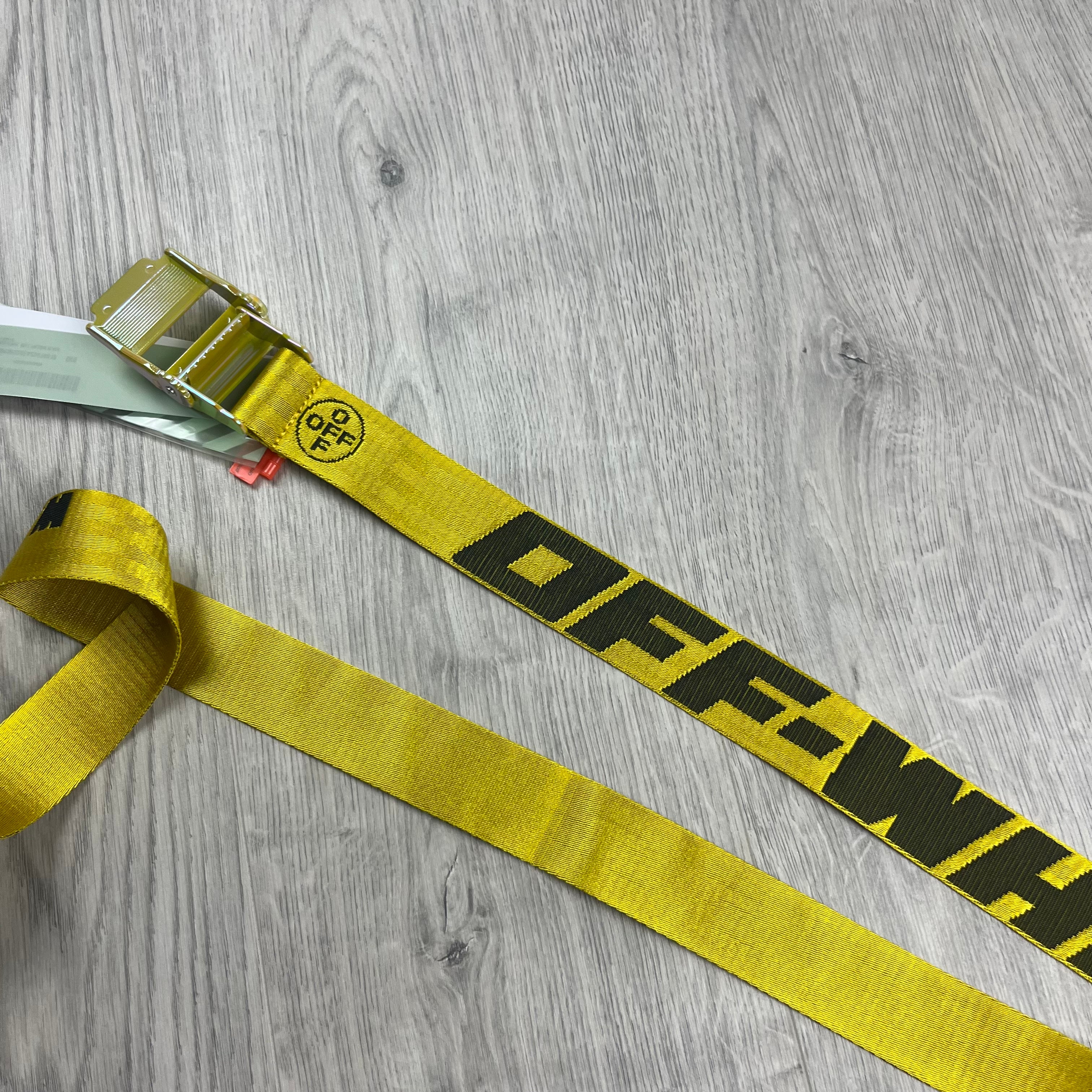 Off-White Industrial Belt - Yellow