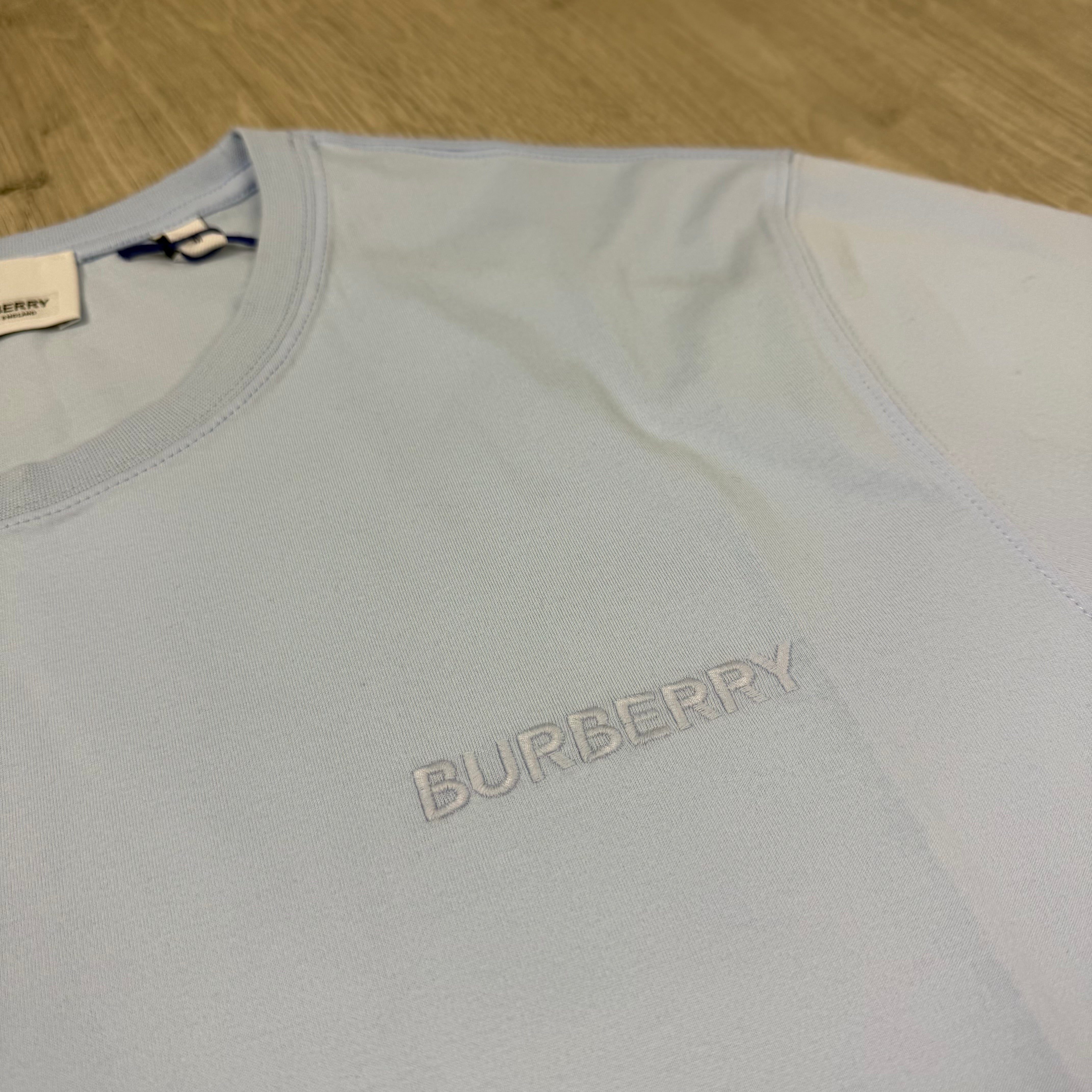 Burberry 'Jenson' T-Shirt - Pale Blue