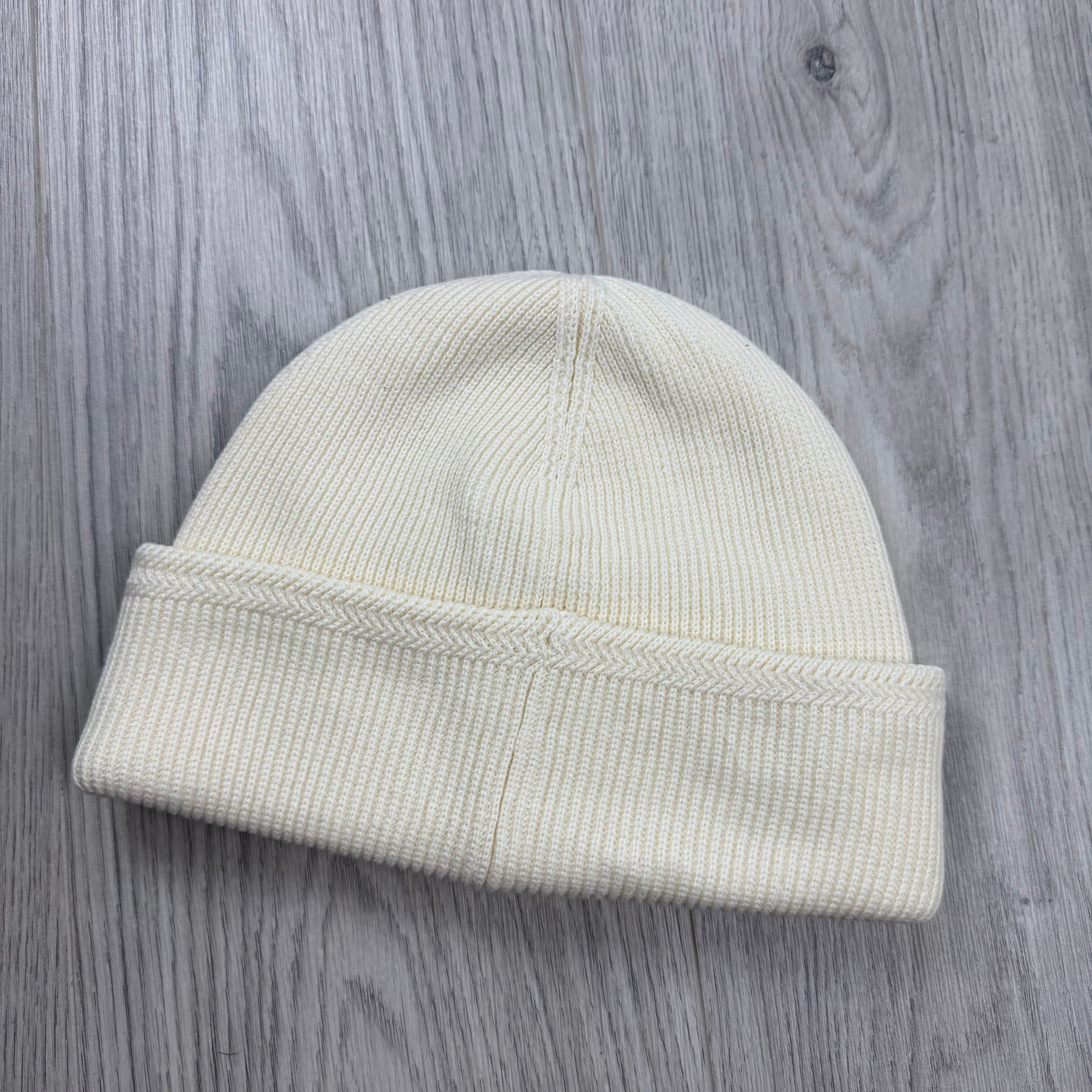 Stone Island Wool Beanie - Ivory