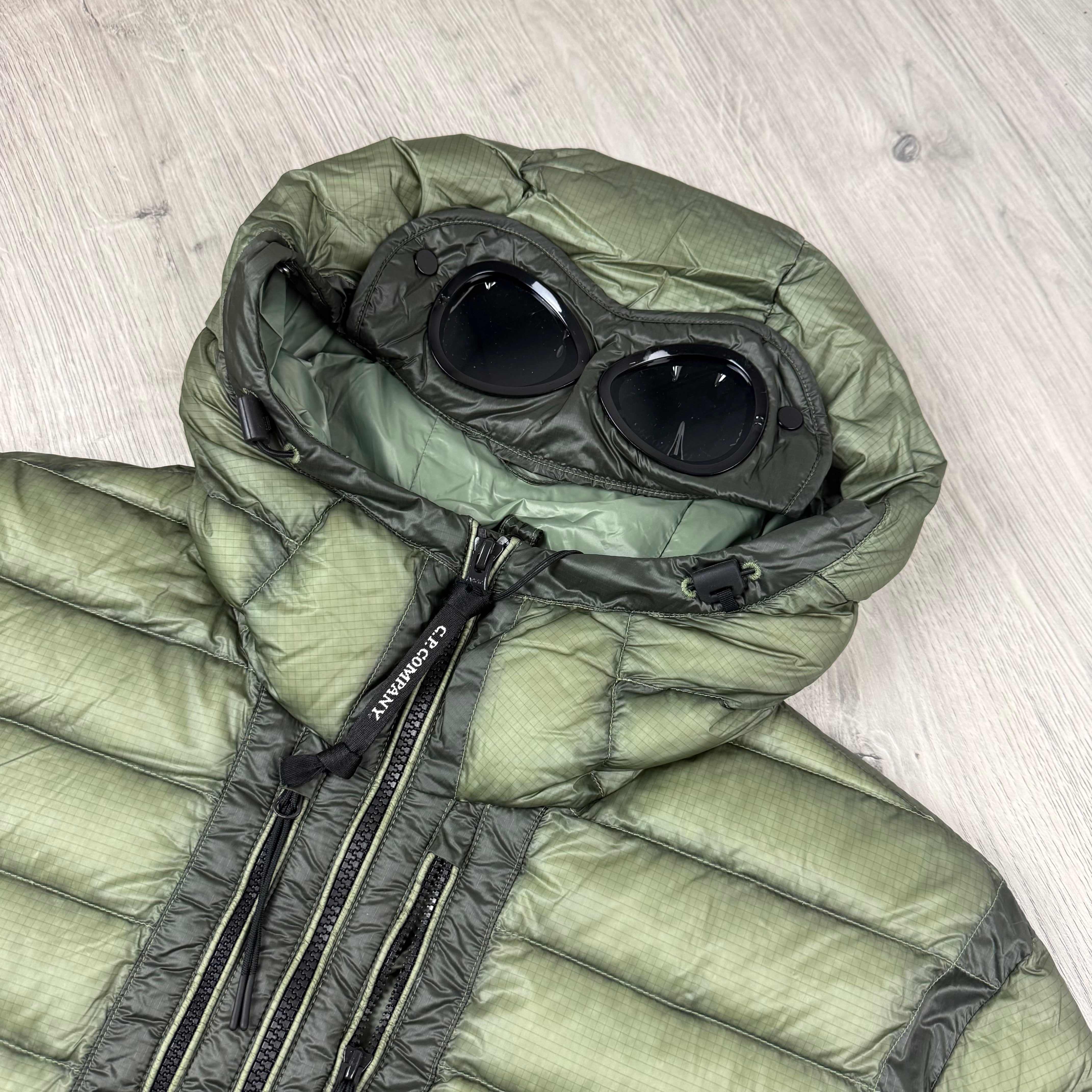 CP Company D.D. Goggle Jacket - Sea Grass