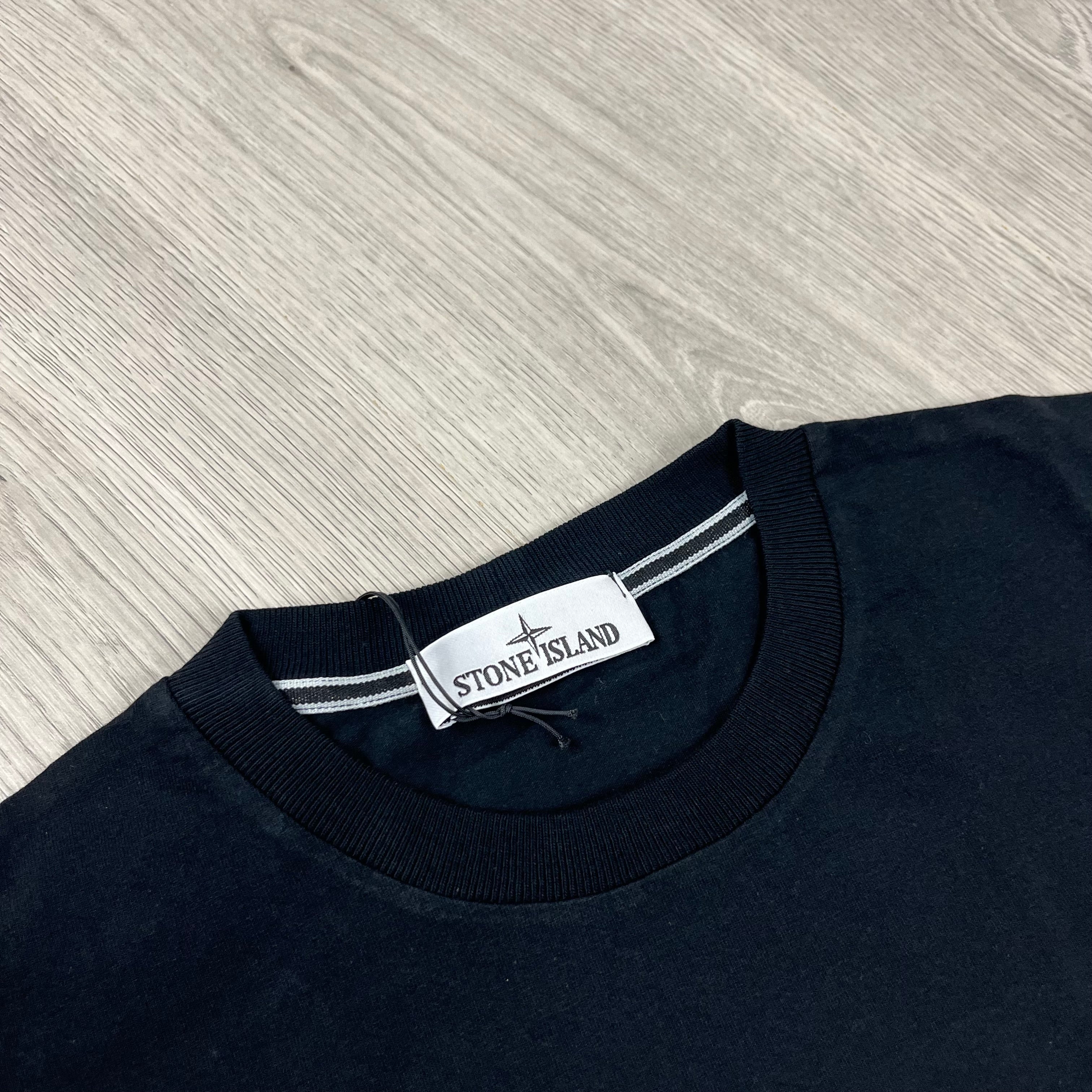 Stone Island Printed T-Shirt - Black