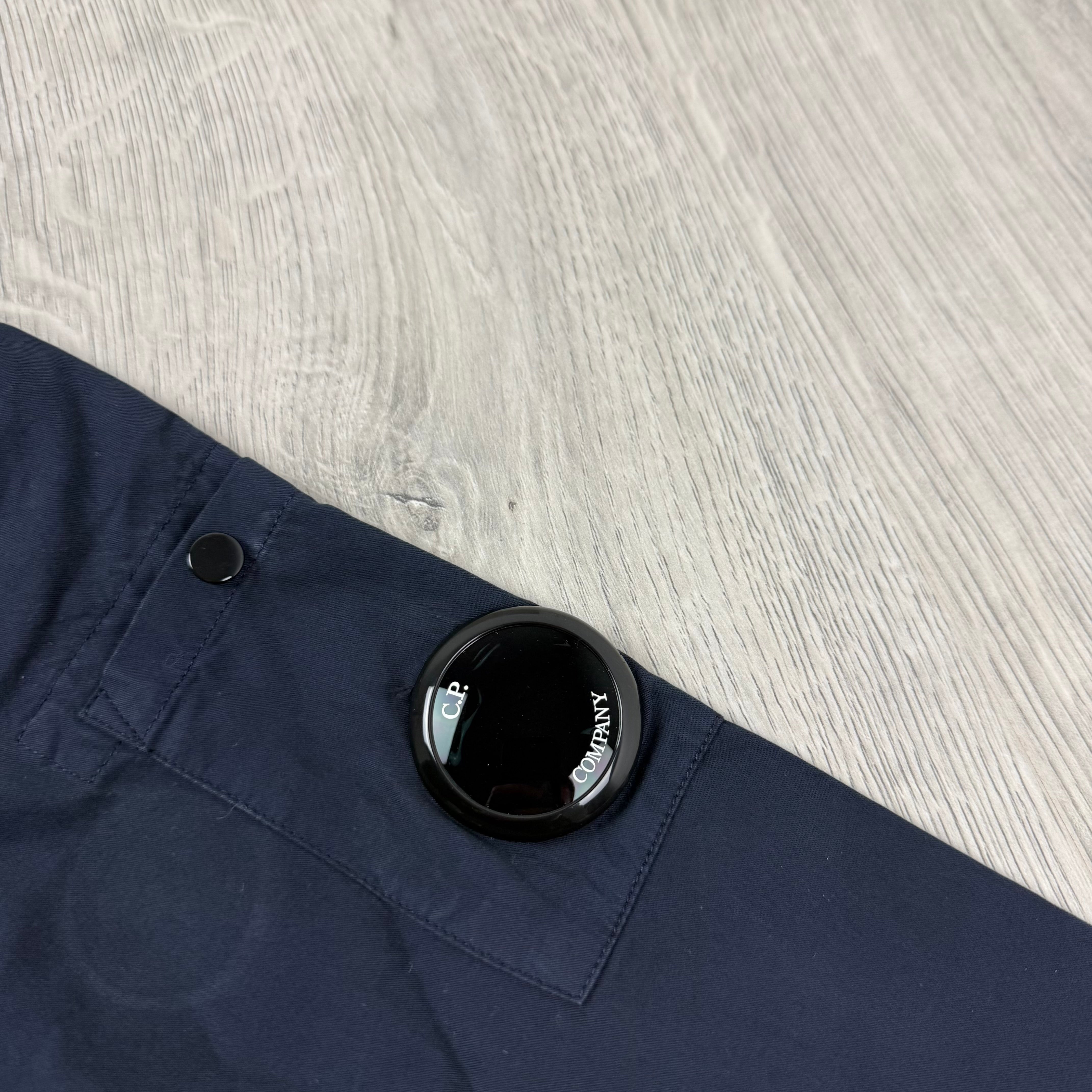 CP Company Junior Zip Overshirt - Total Eclipse