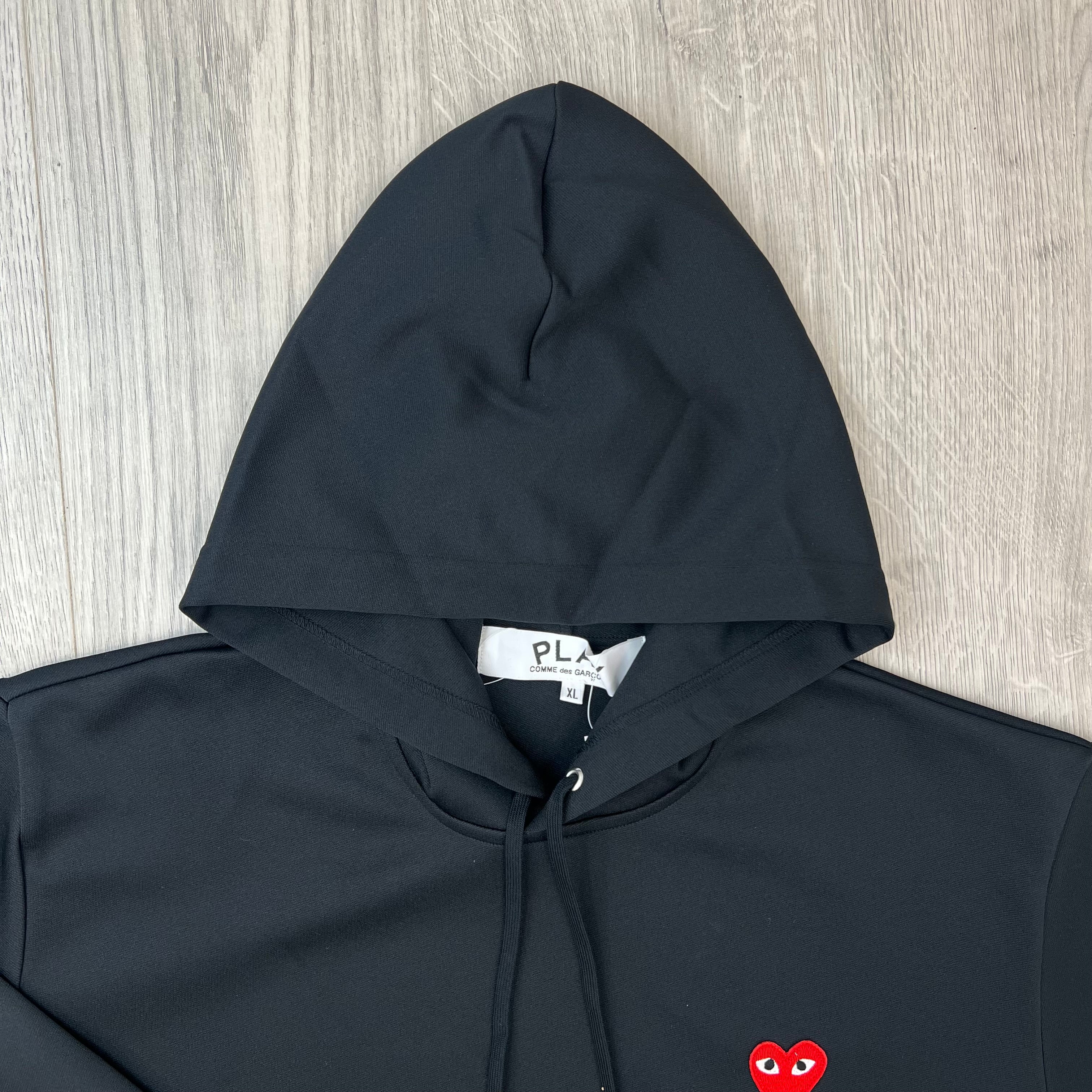 Comme des Garçons PLAY Hoodie - Black