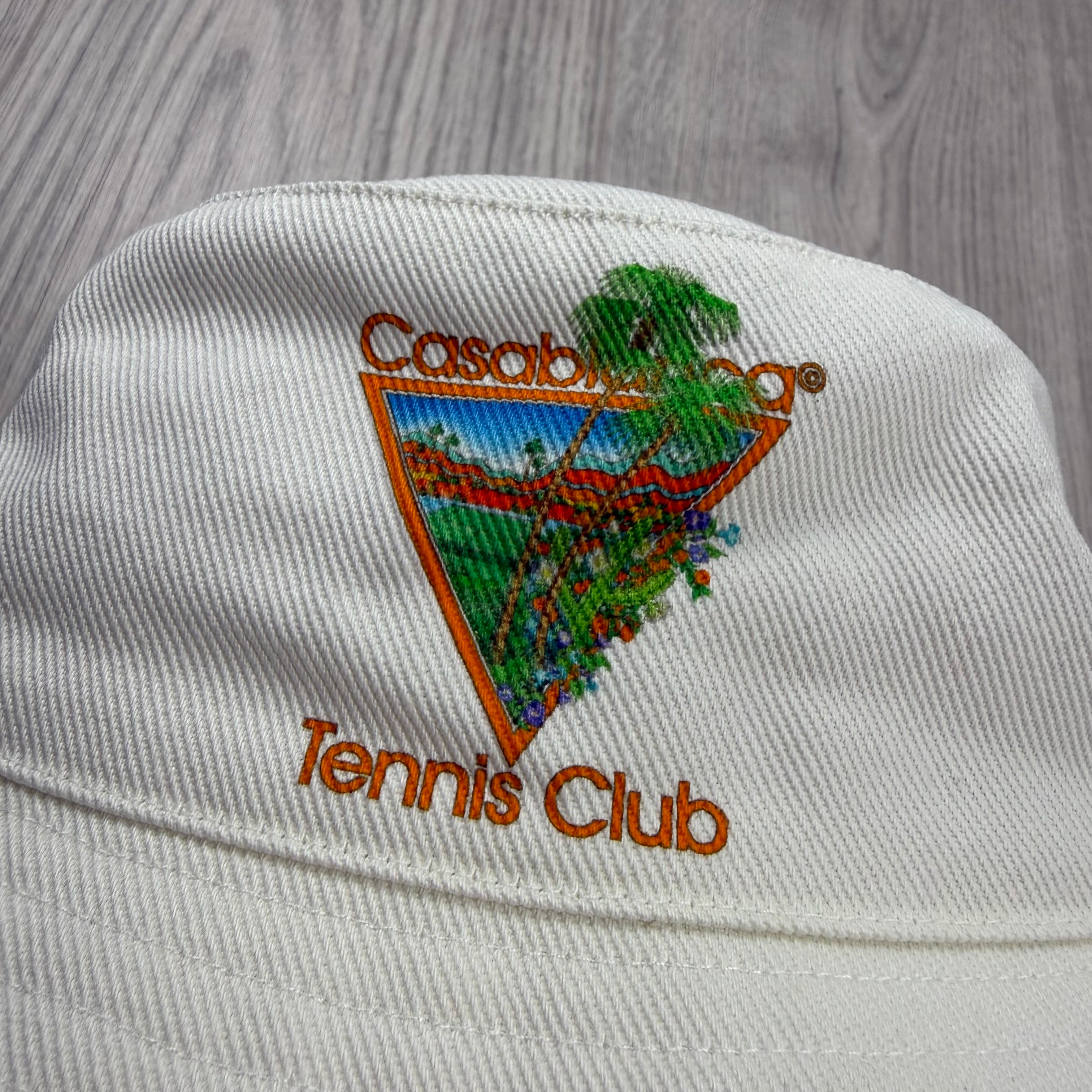 Casablanca Bucket Hat - White