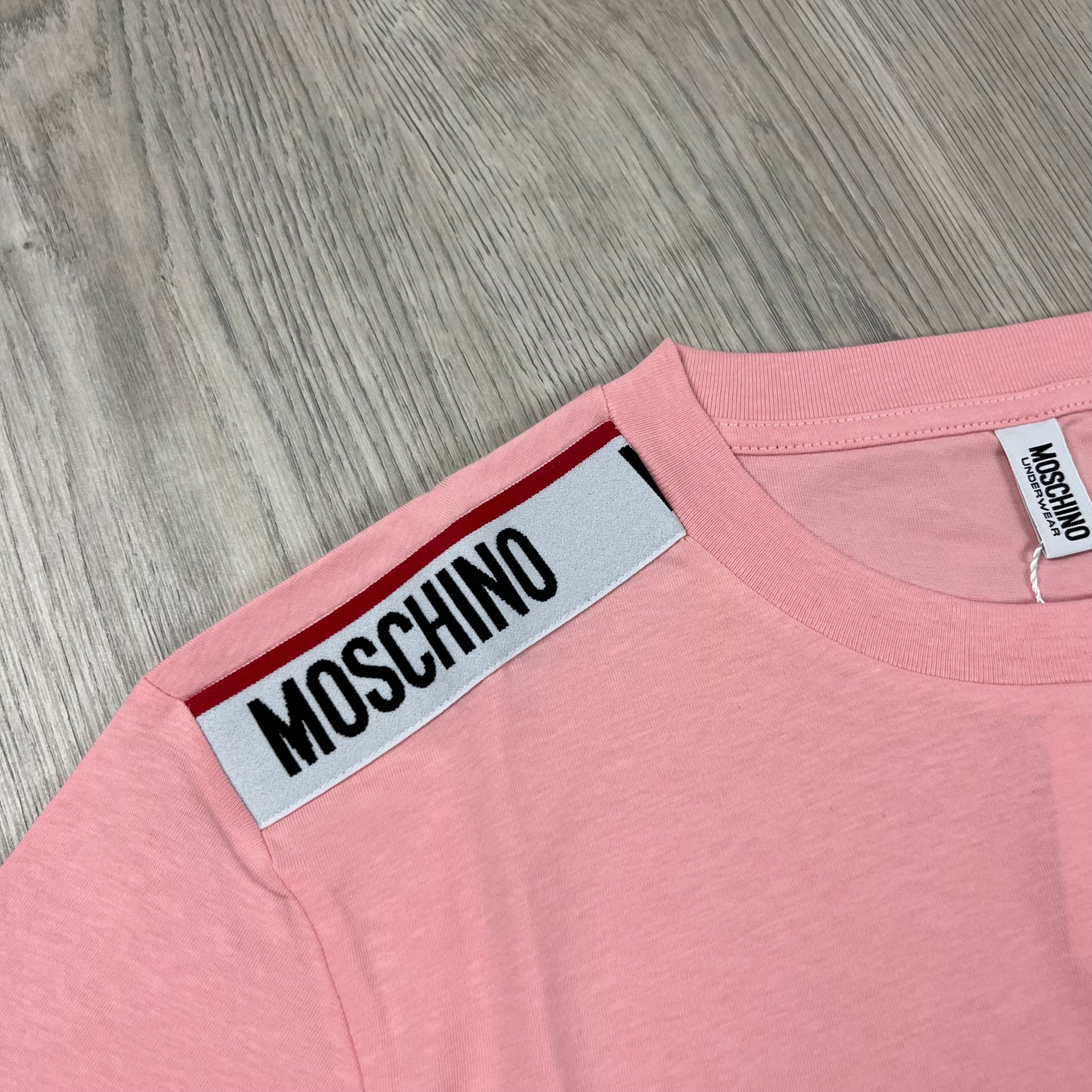 Moschino Tape T-Shirt - Pink