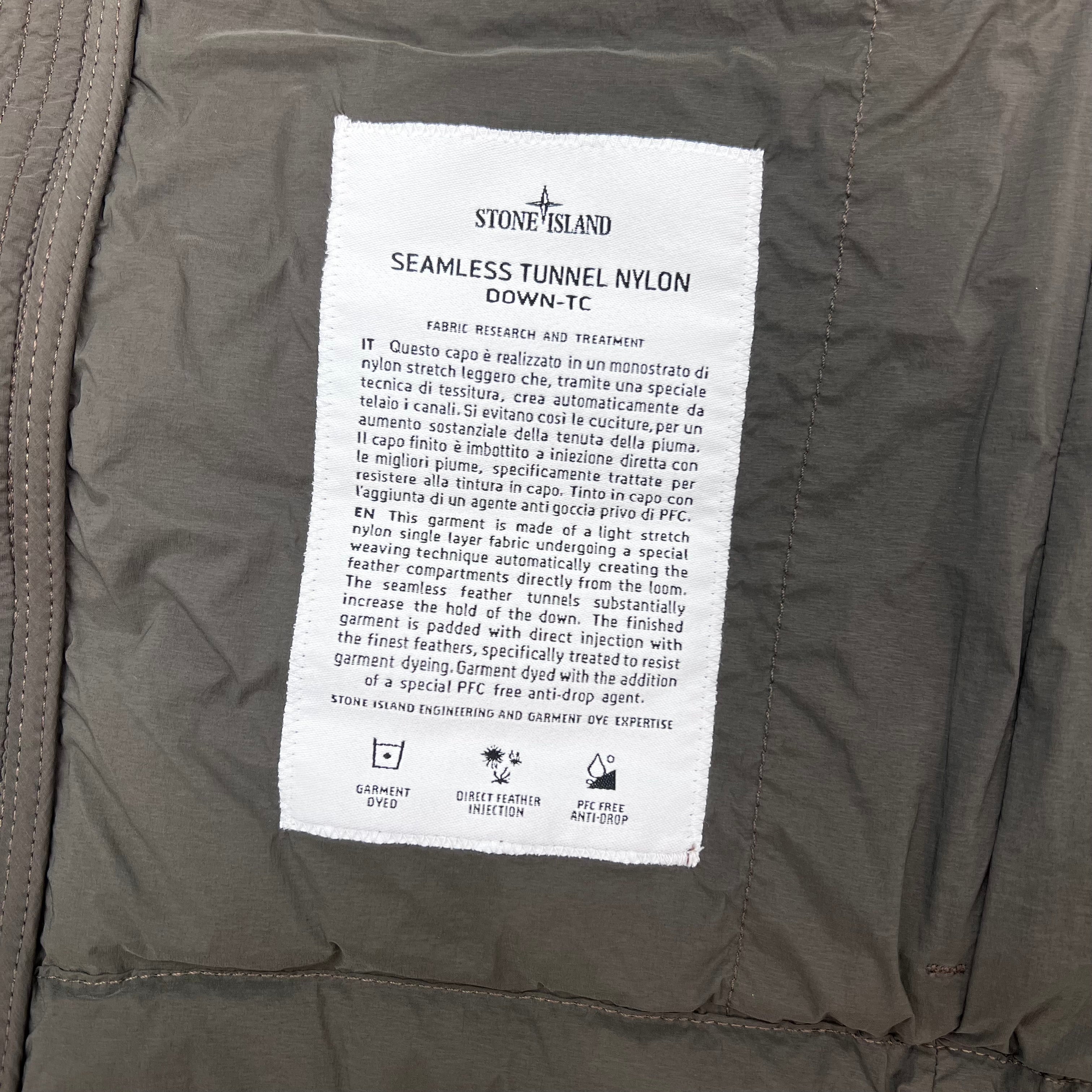 Stone Island Seamless Down Gilet - Coal Grey