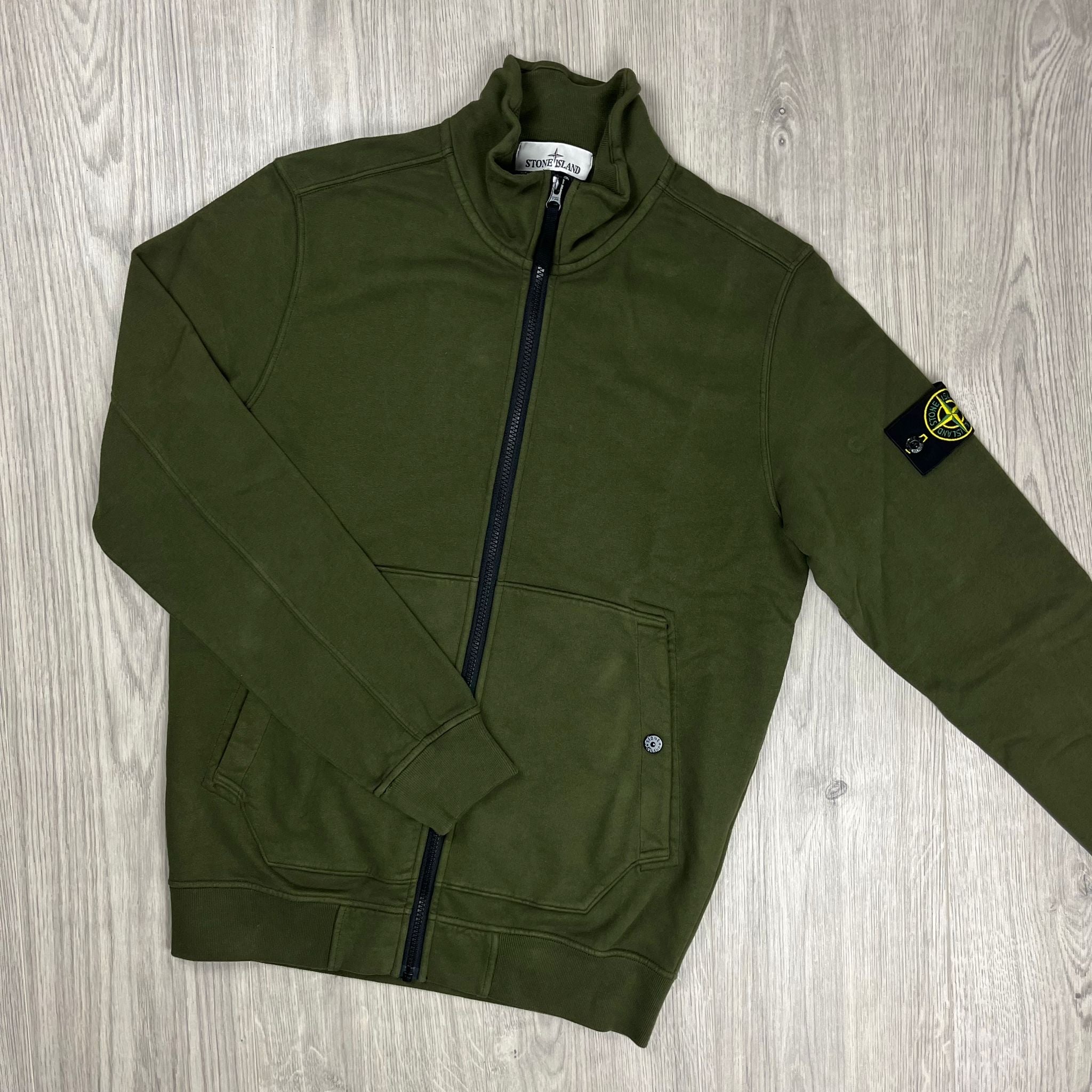 Stone Island Zip Fleece - Olive