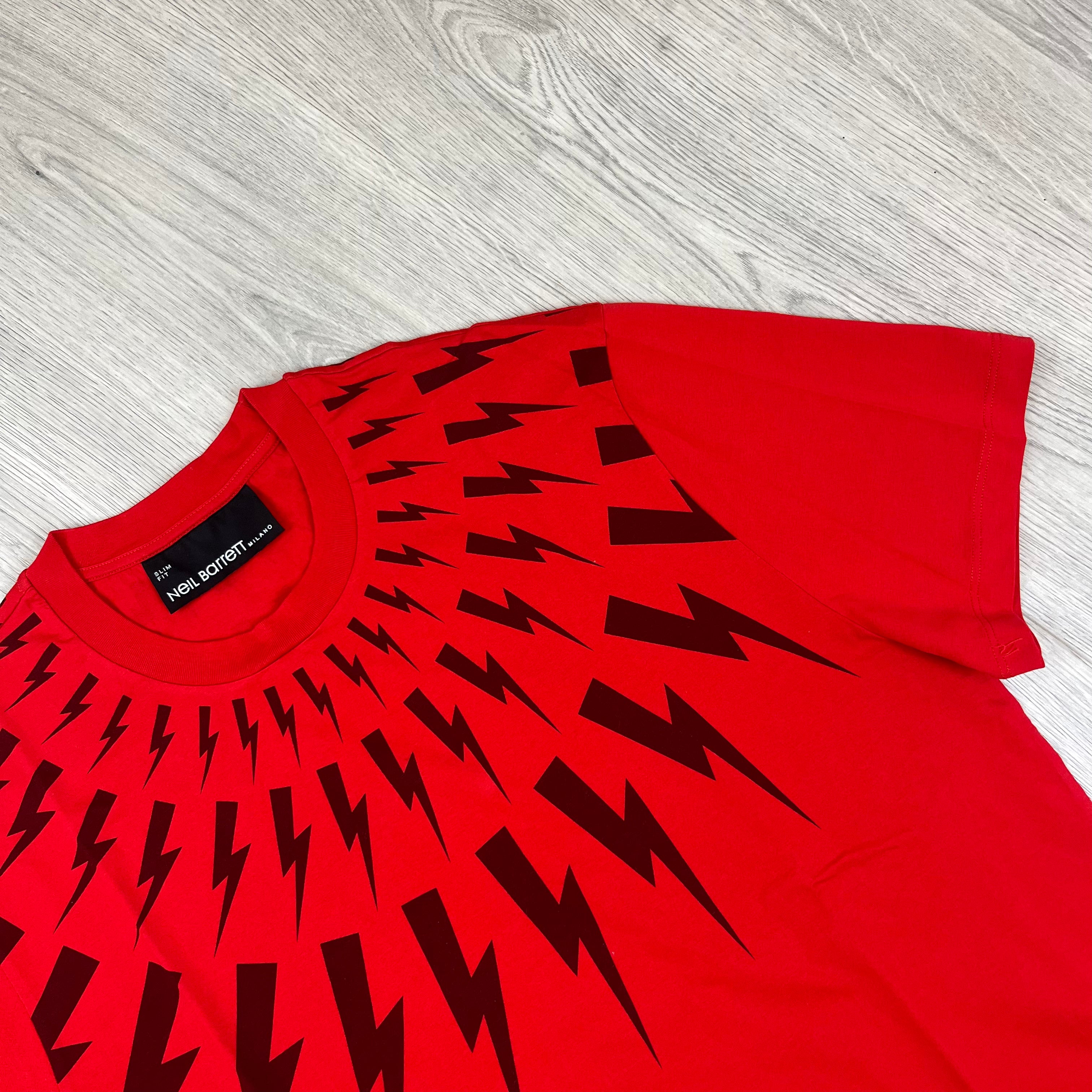 Neil Barrett Bolt T-Shirt - Red