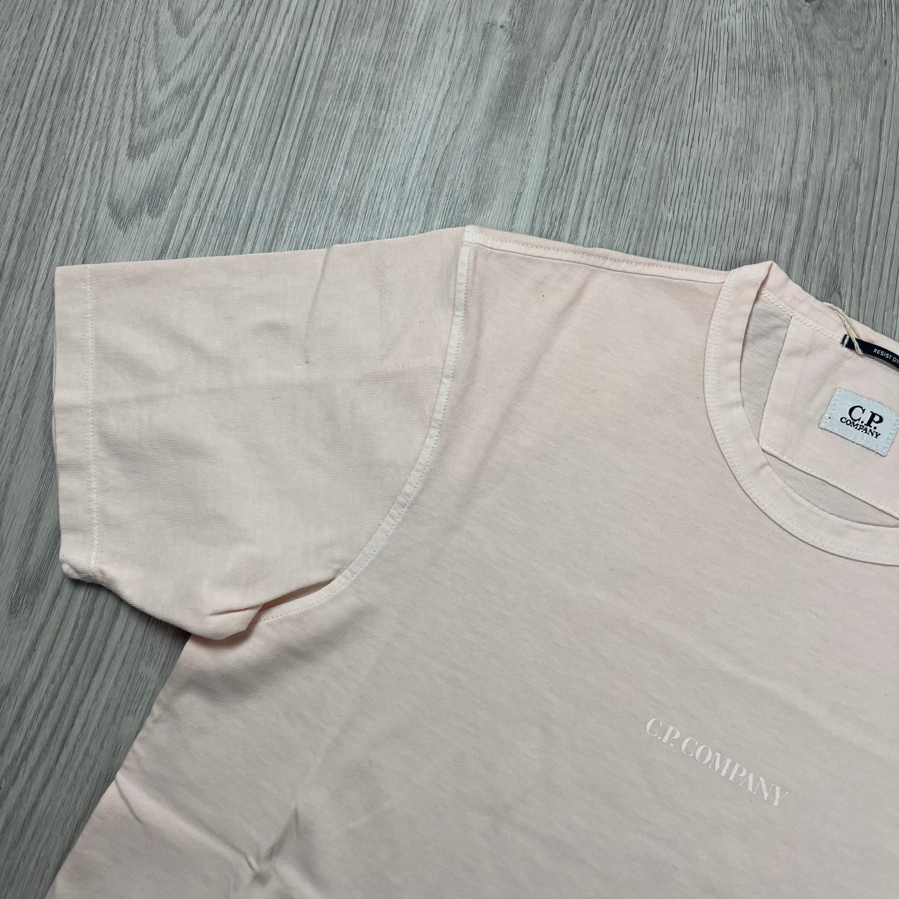 CP Company Printed T-Shirt - Apricot