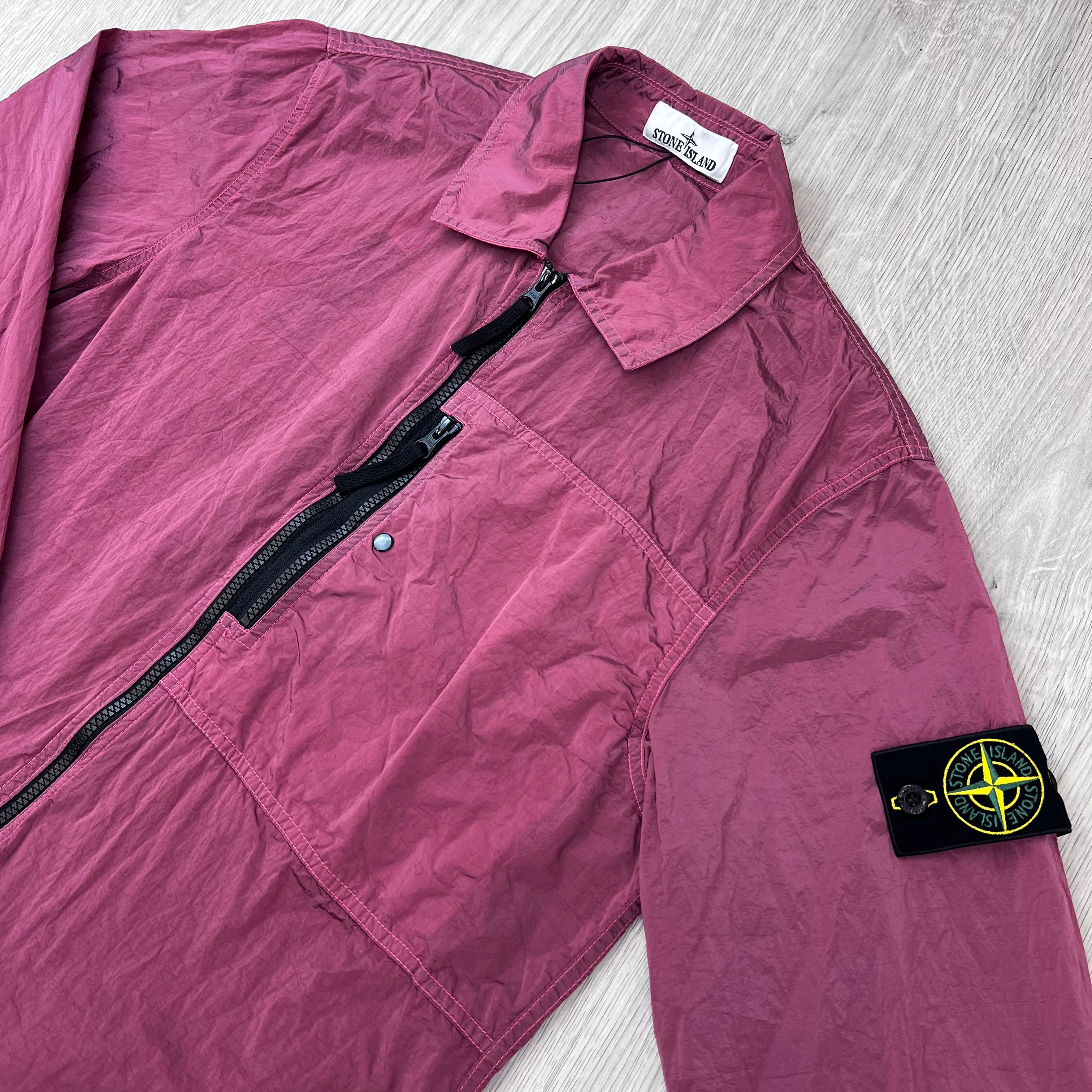 Stone Island Metal Overshirt - Geranium