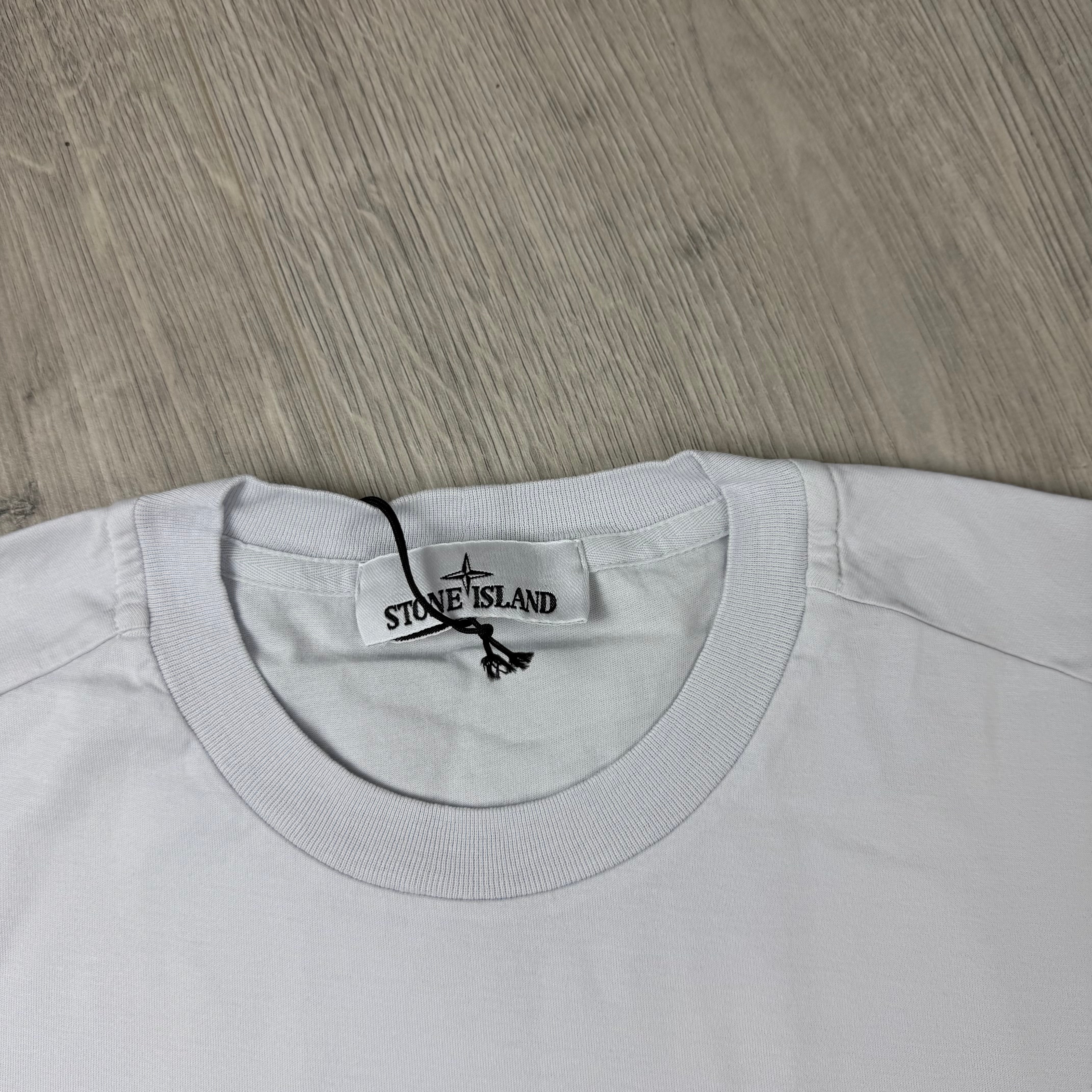 Stone Island Patch T-Shirt - Sky Blue