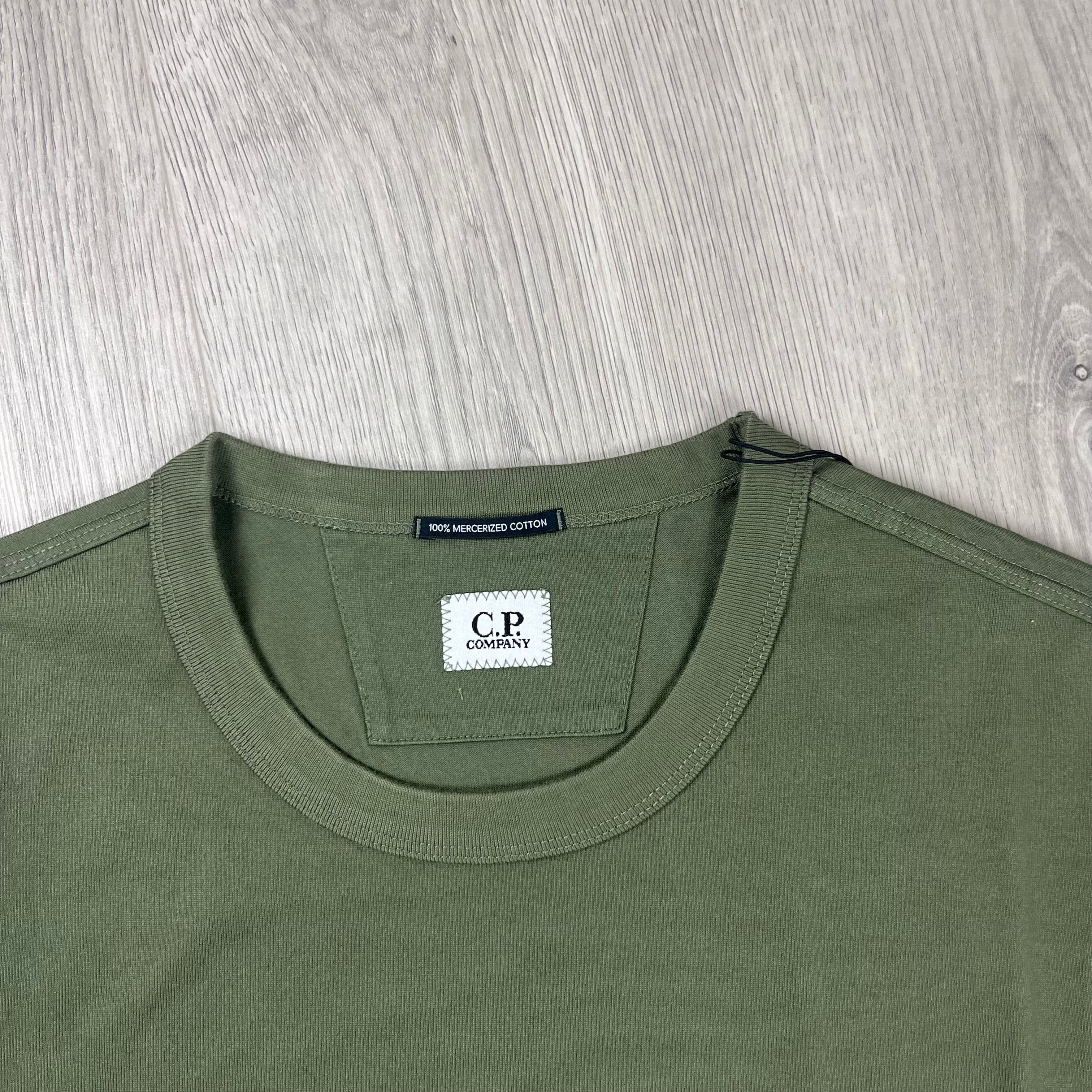 CP Company Patch T-Shirt - Bronze Green