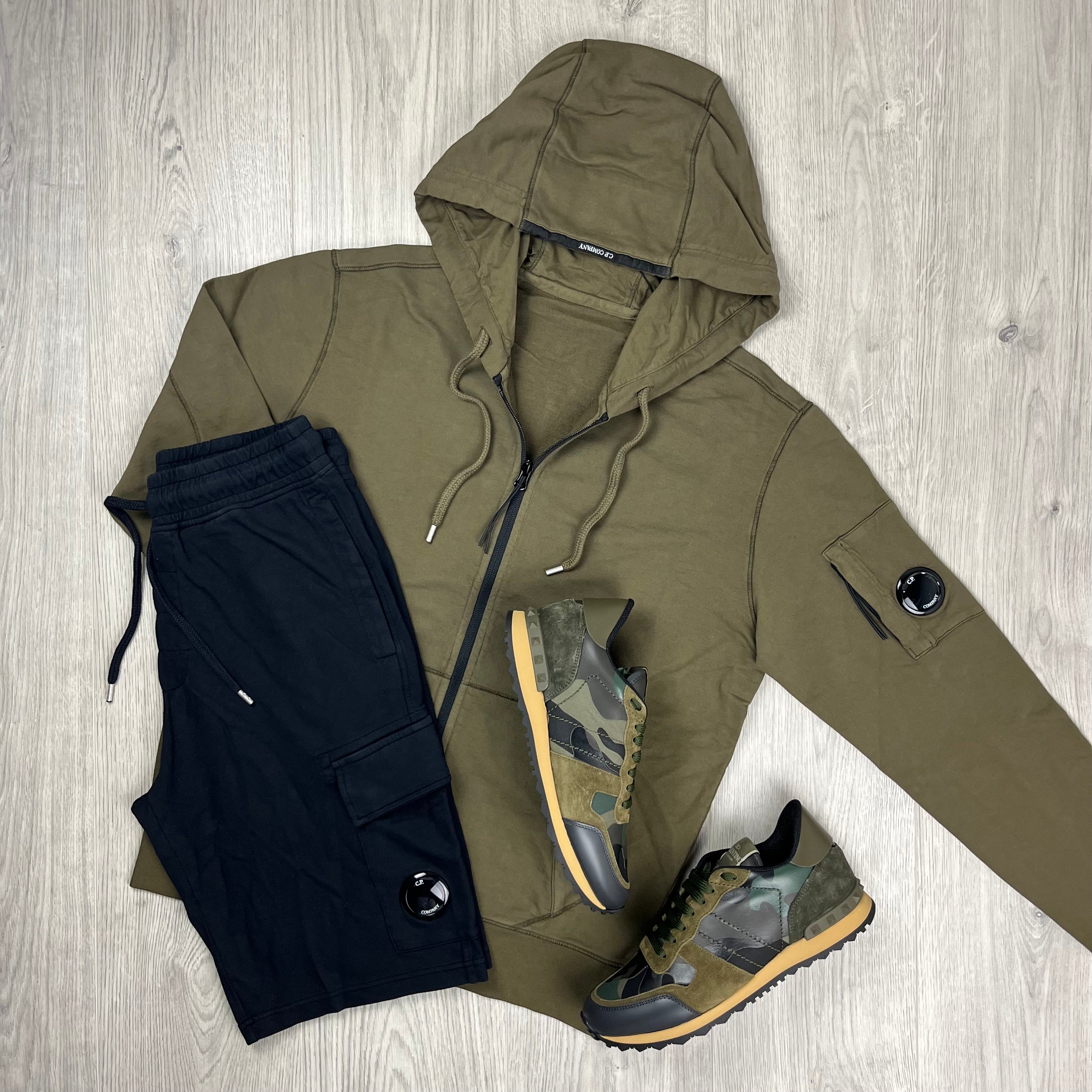 CP Company Tracksuit - Green/Black