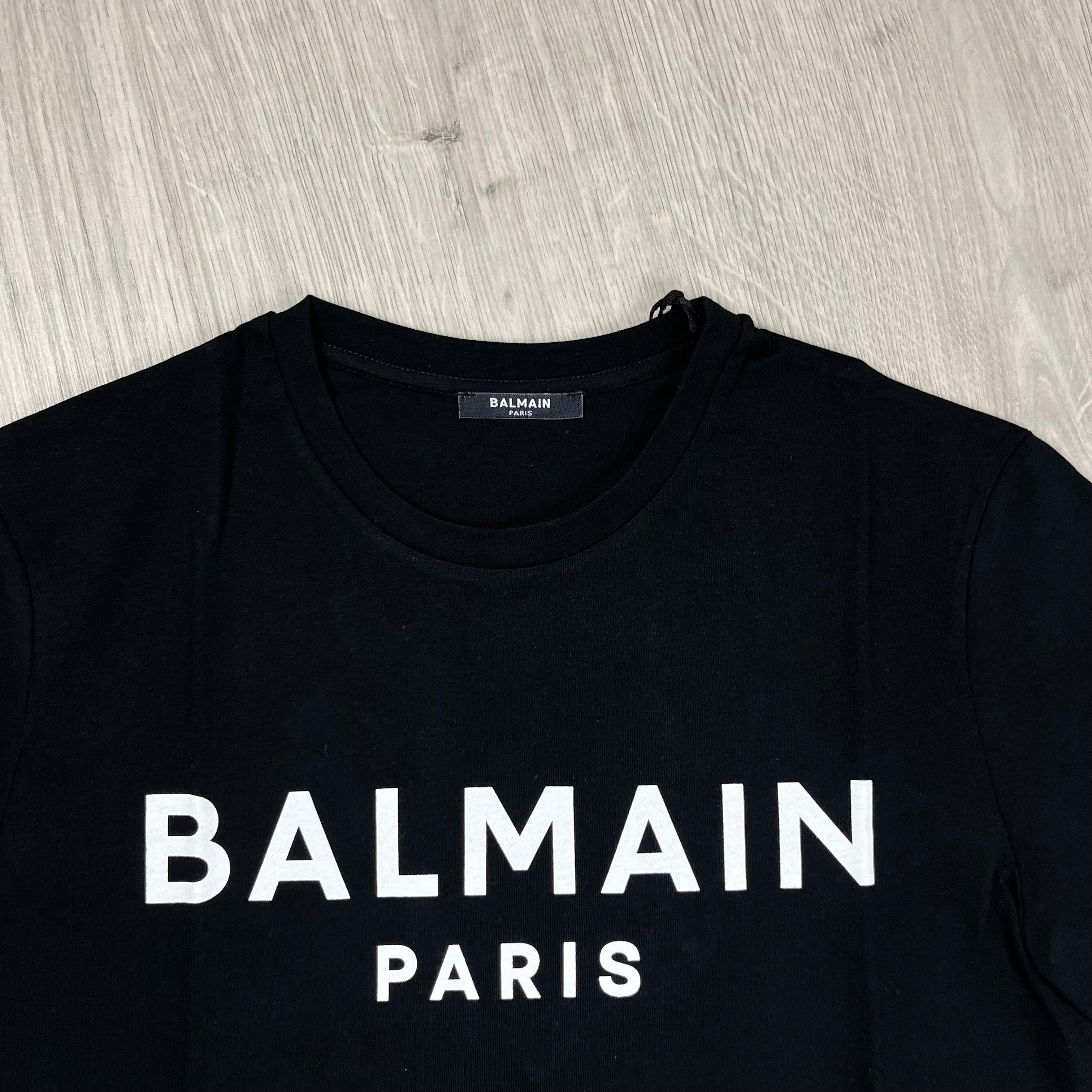 Balmain Printed T-Shirt - Black