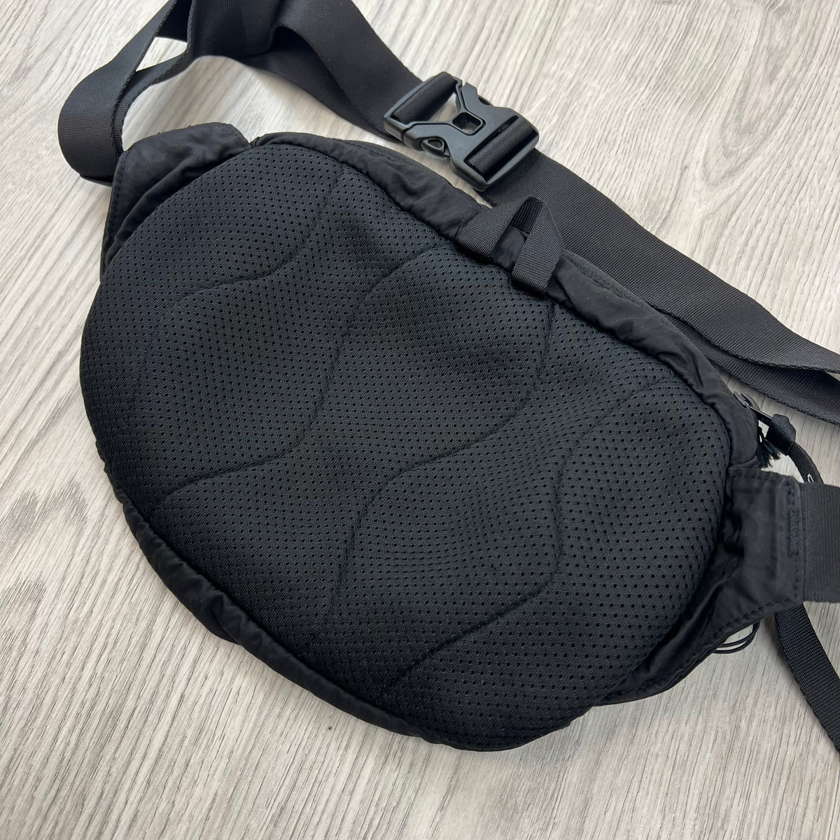 CP Company Zip Chrome Bag - Black