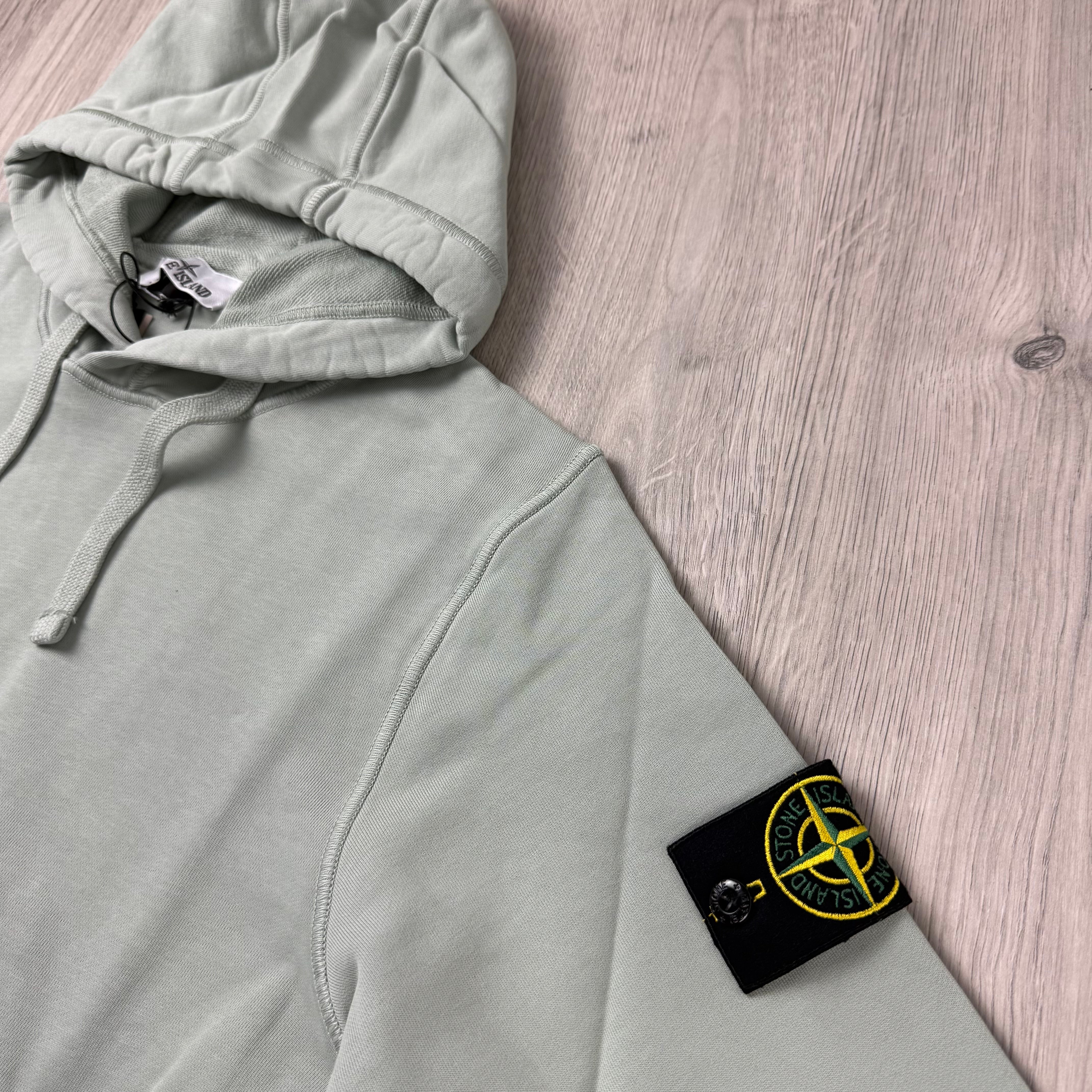 Stone Island Dyed Hoodie - Sage
