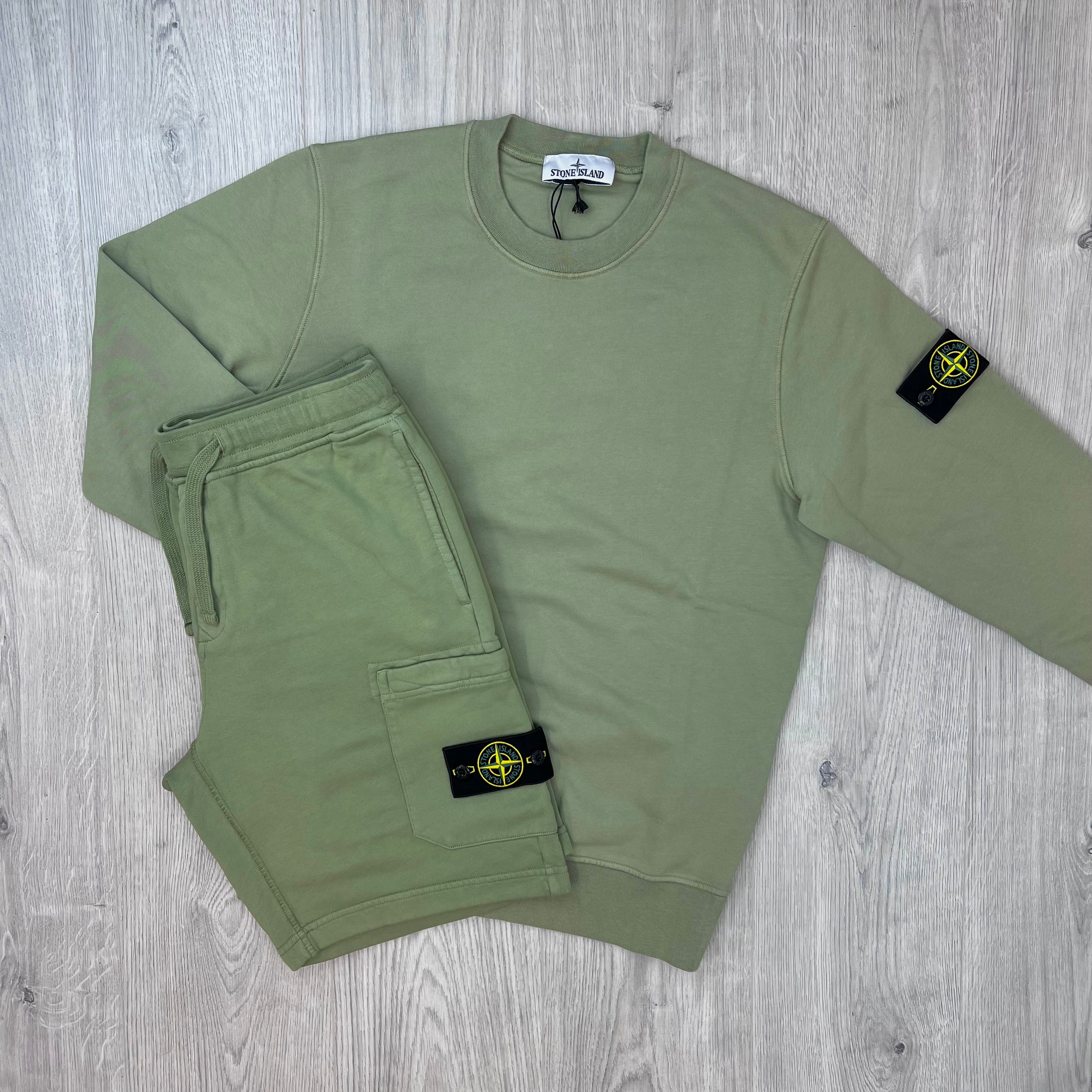 Stone Island Tracksuit - Laurel Green