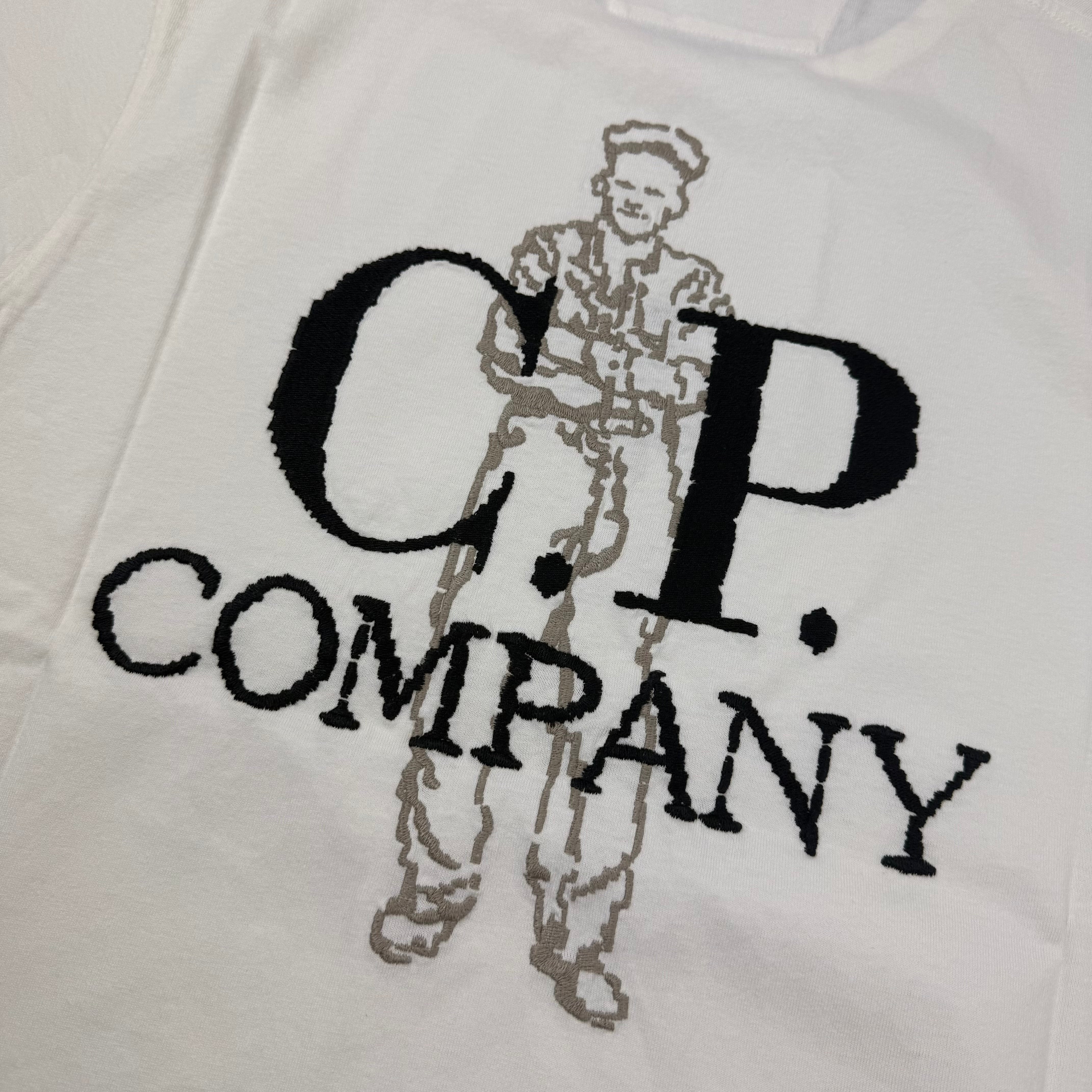 CP Company Embroidered Sailor T-Shirt - White