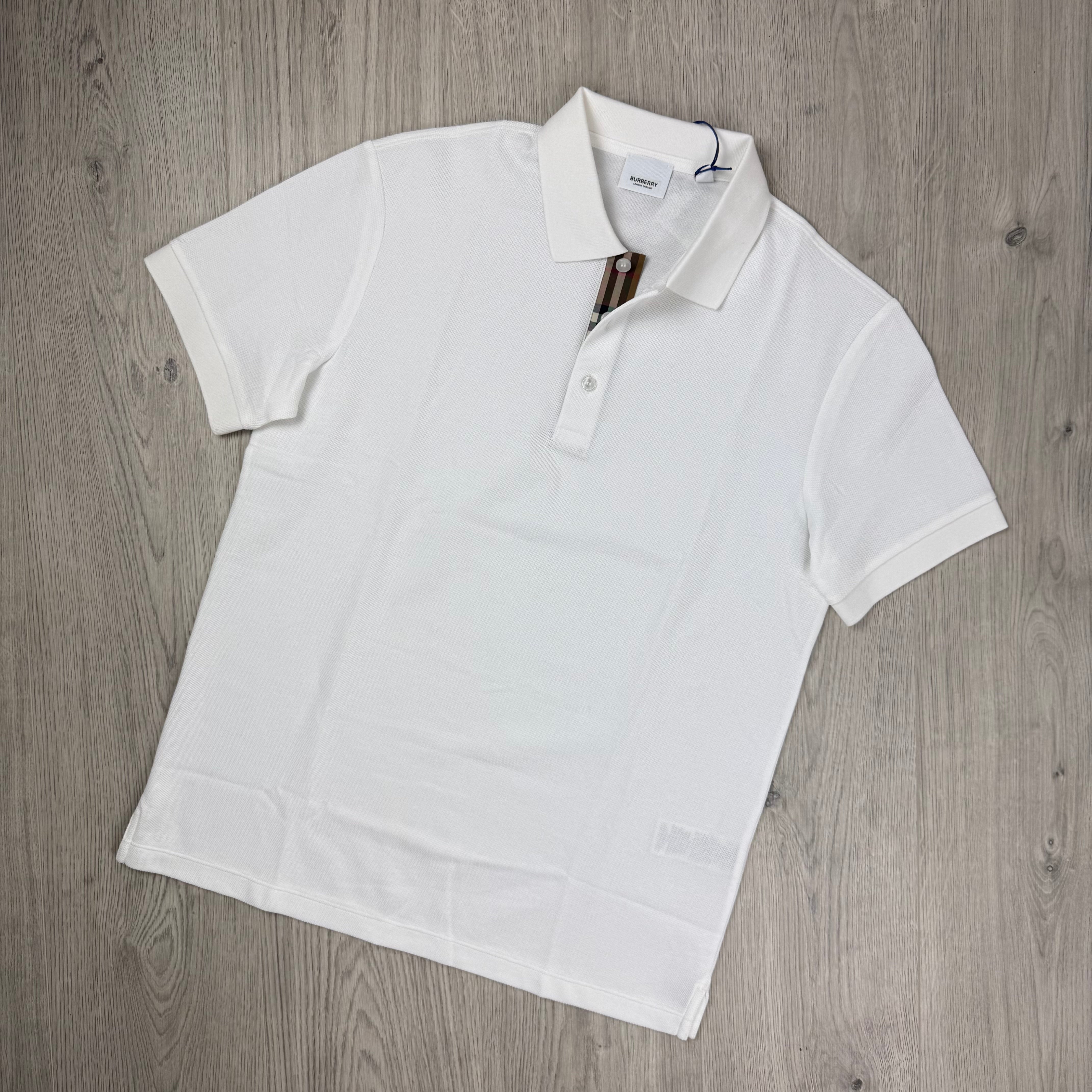 Burberry 'Hartford' Polo Shirt - White