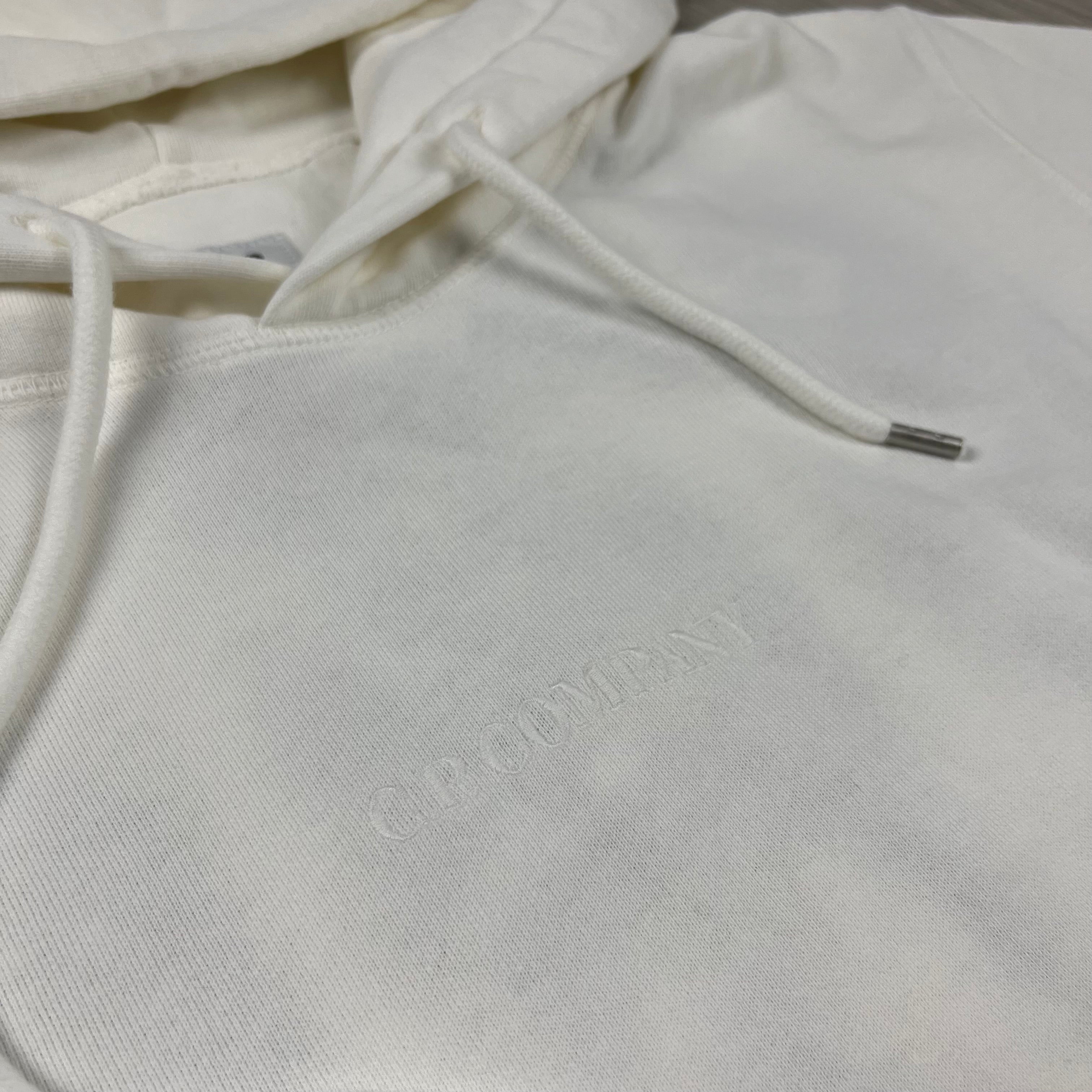 CP Company Graphic Hoodie - White