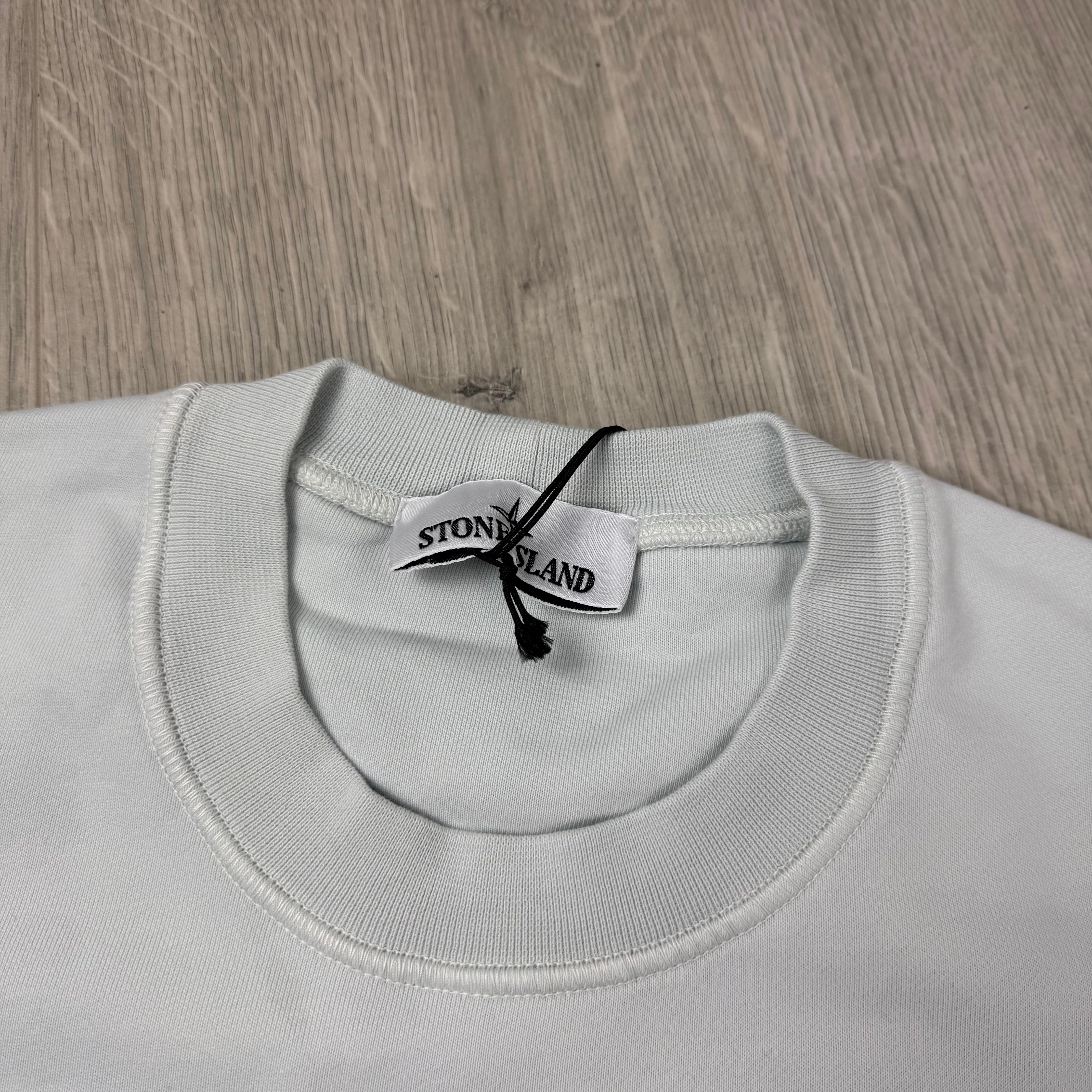 Stone Island Dyed Sweatshirt - Sky Blue