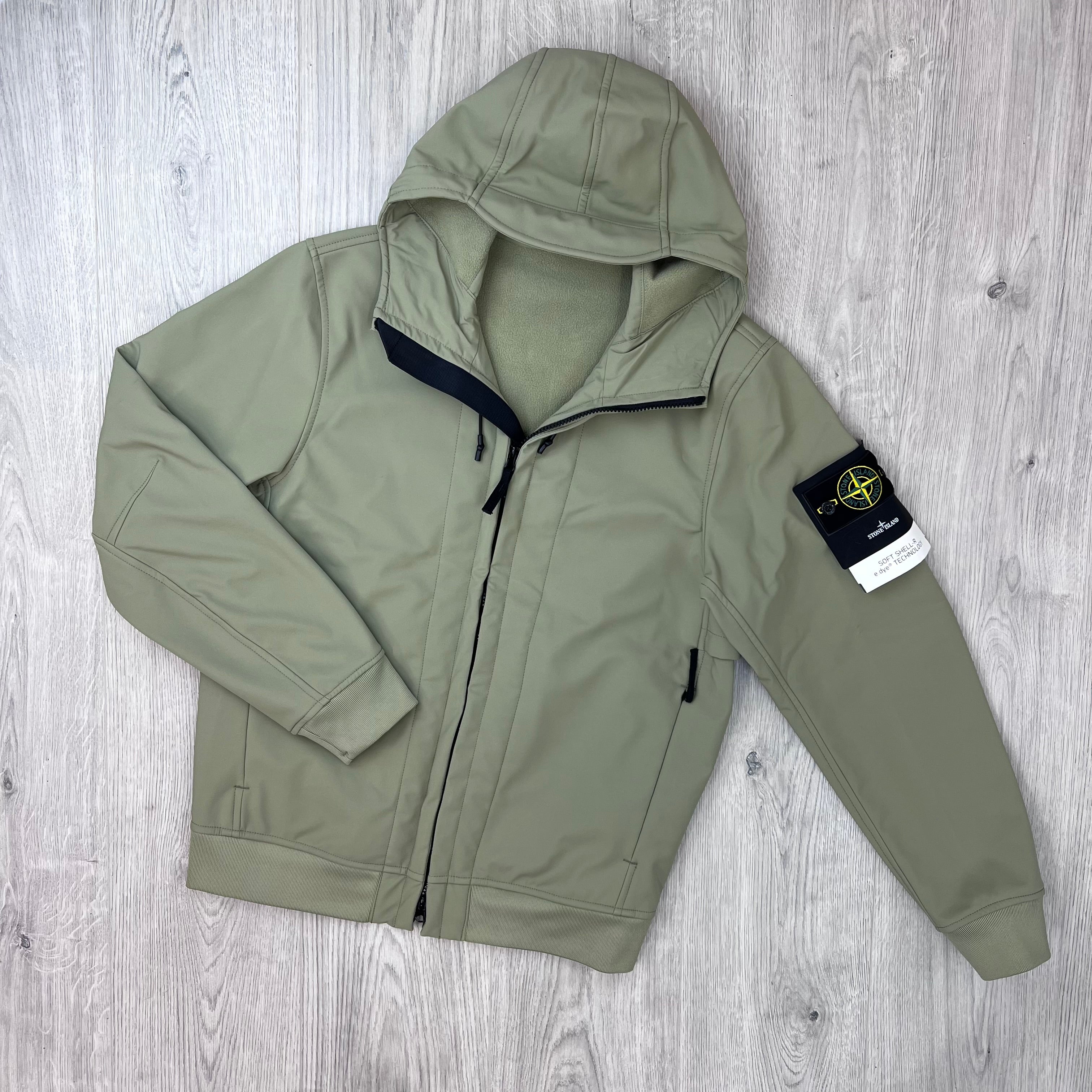 Stone Island Shell Jacket - Laurel Green