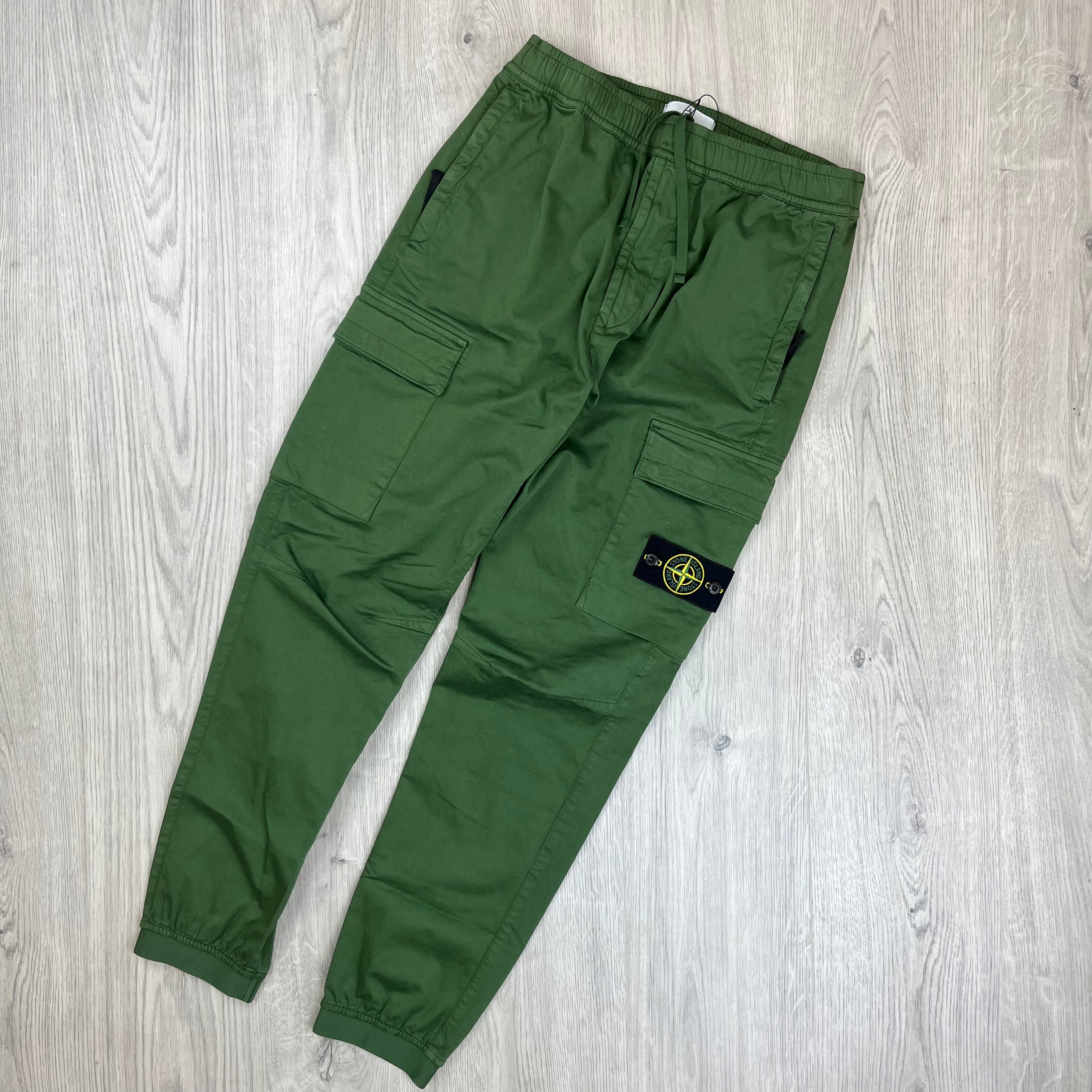 Stone Island Cargo Trousers - Olive