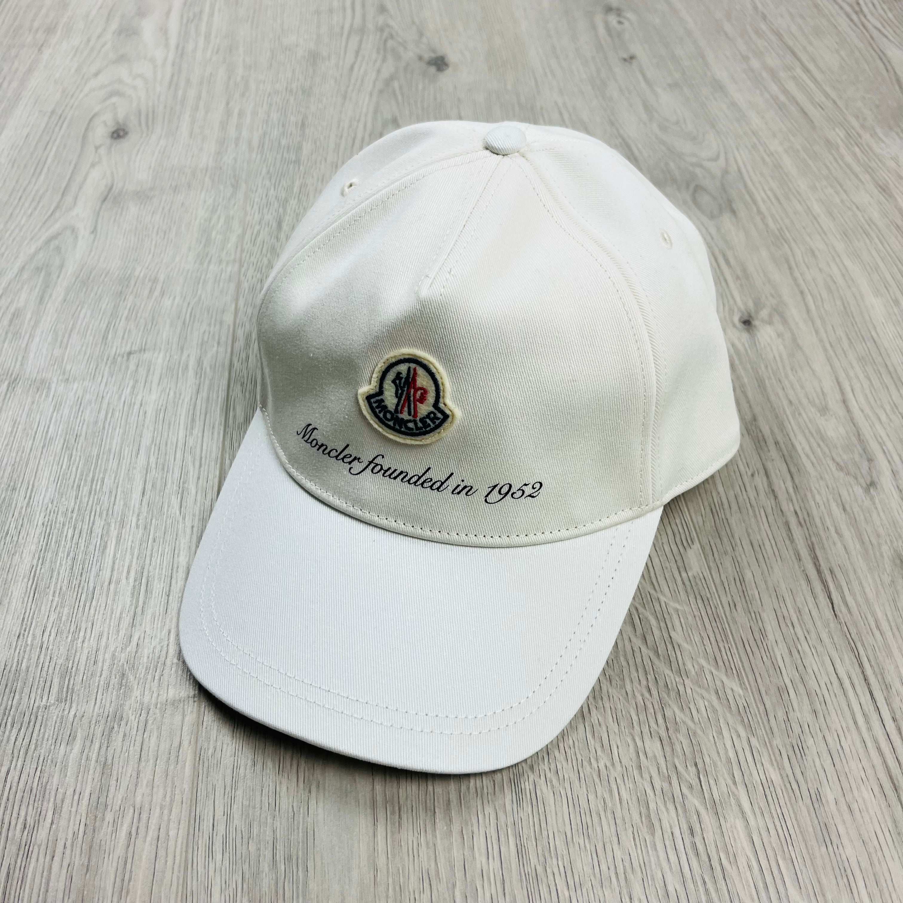 Moncler Baseball Cap - White