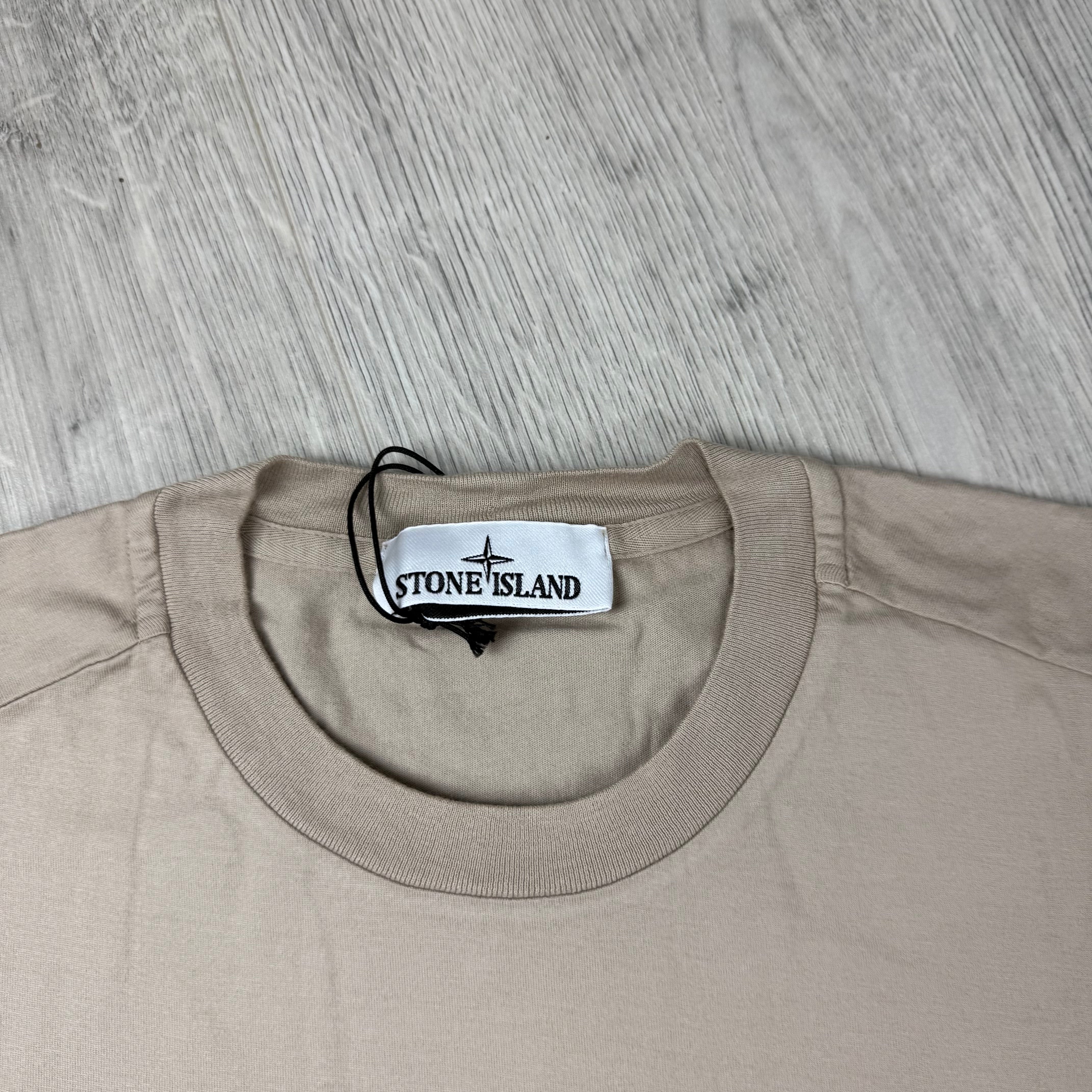 Stone Island Patch T-Shirt - Desert