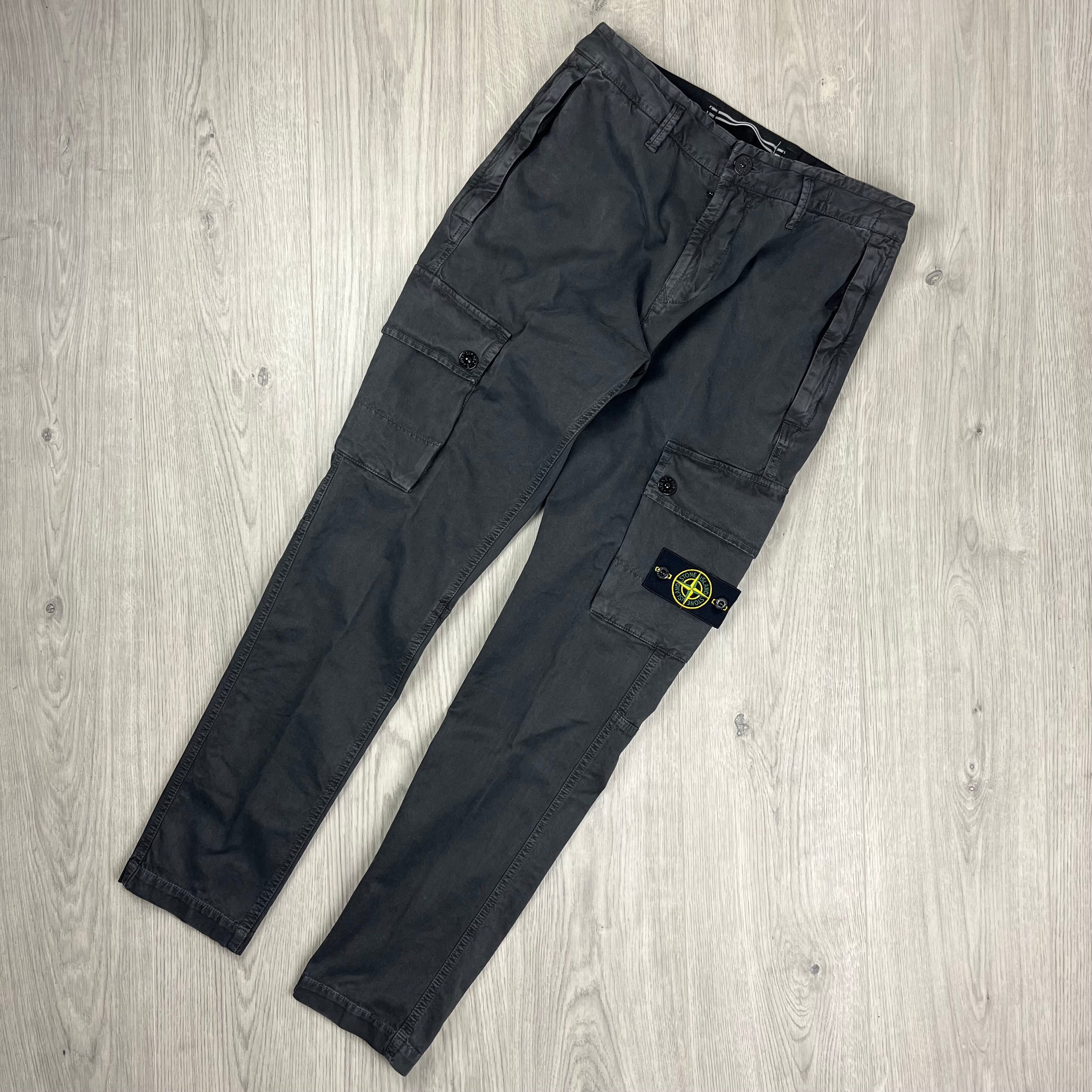 Stone Island Cargo Trousers - Lead Grey