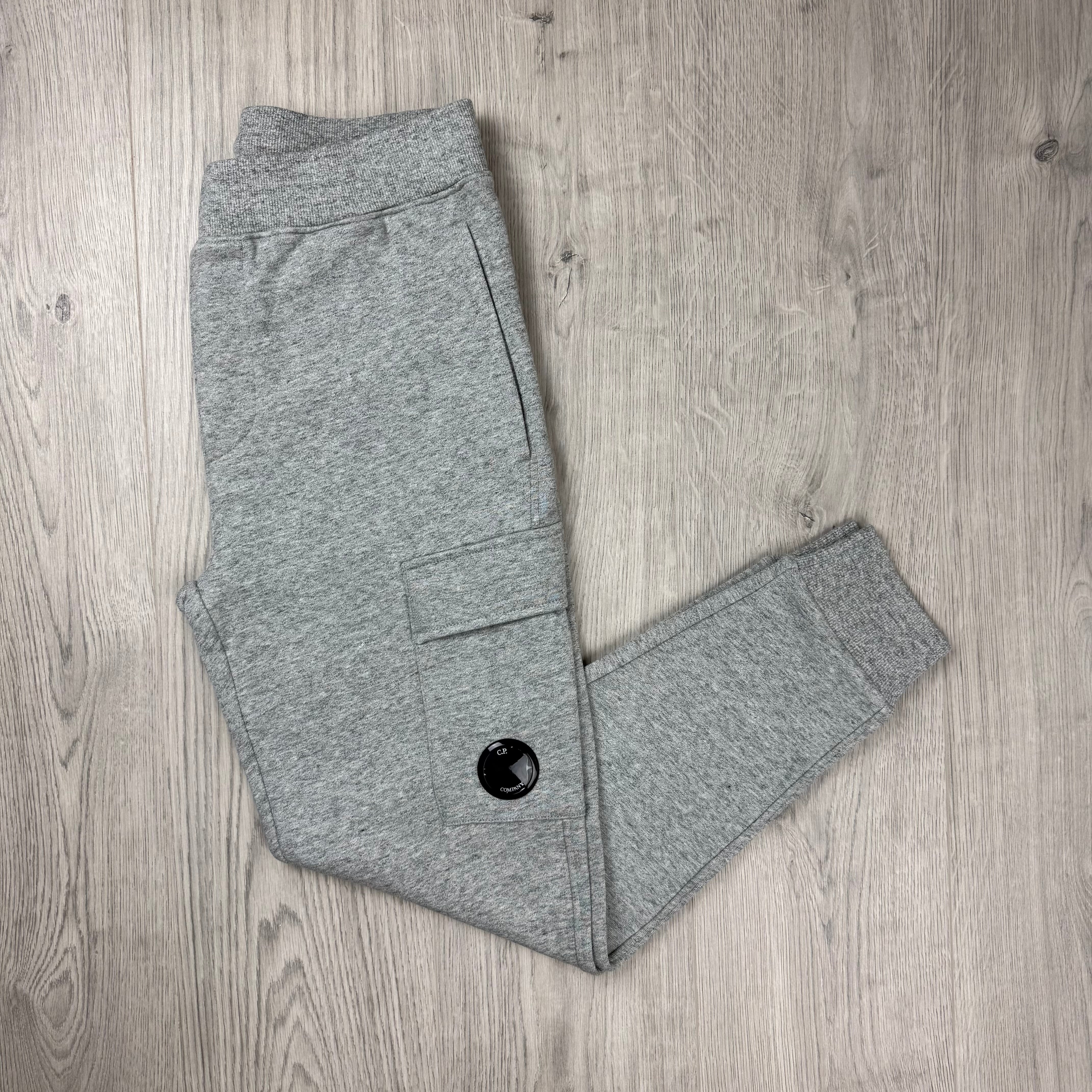 CP Company Raised Fleece Sweatpants - Grey