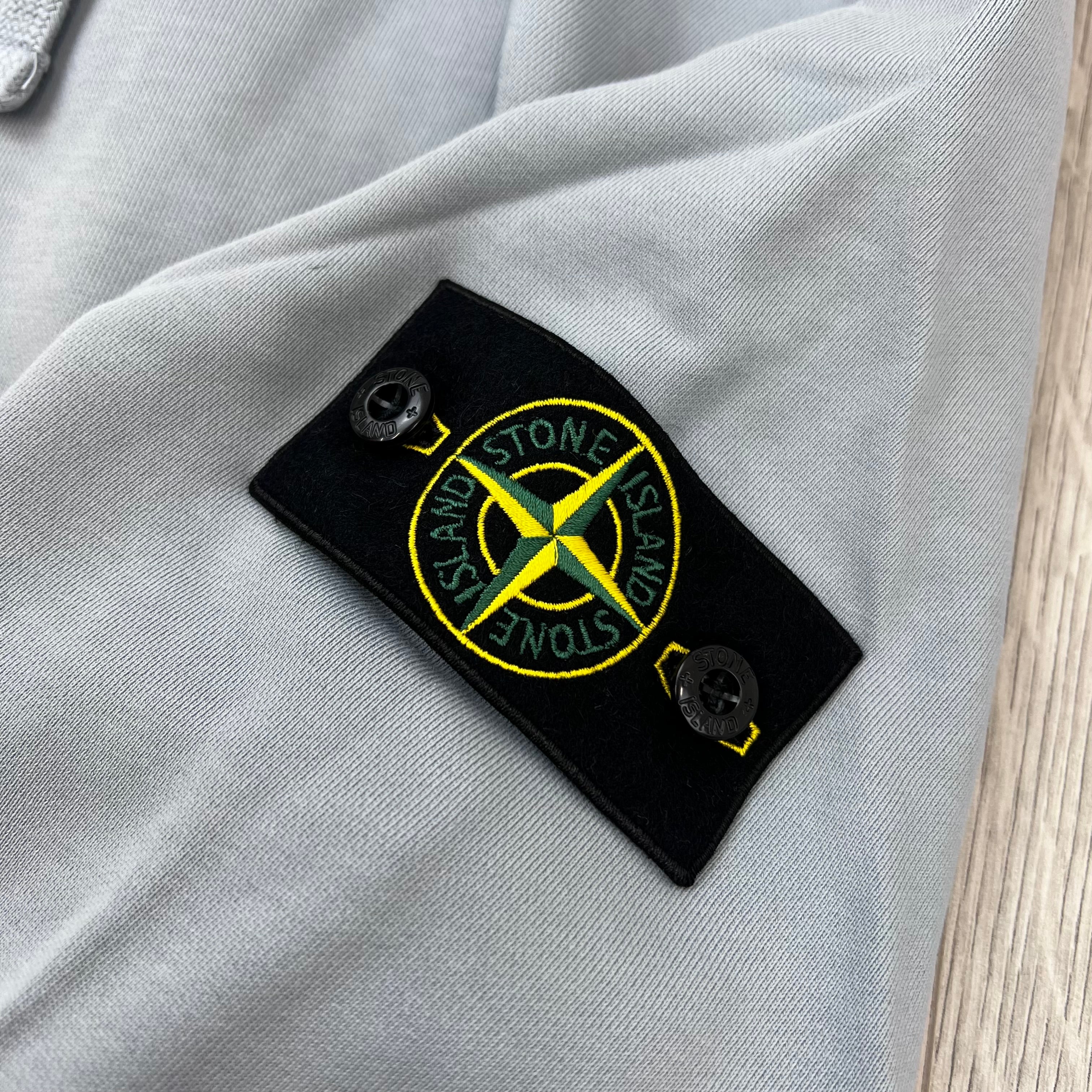 Stone Island Dyed Hoodie - Ash Grey