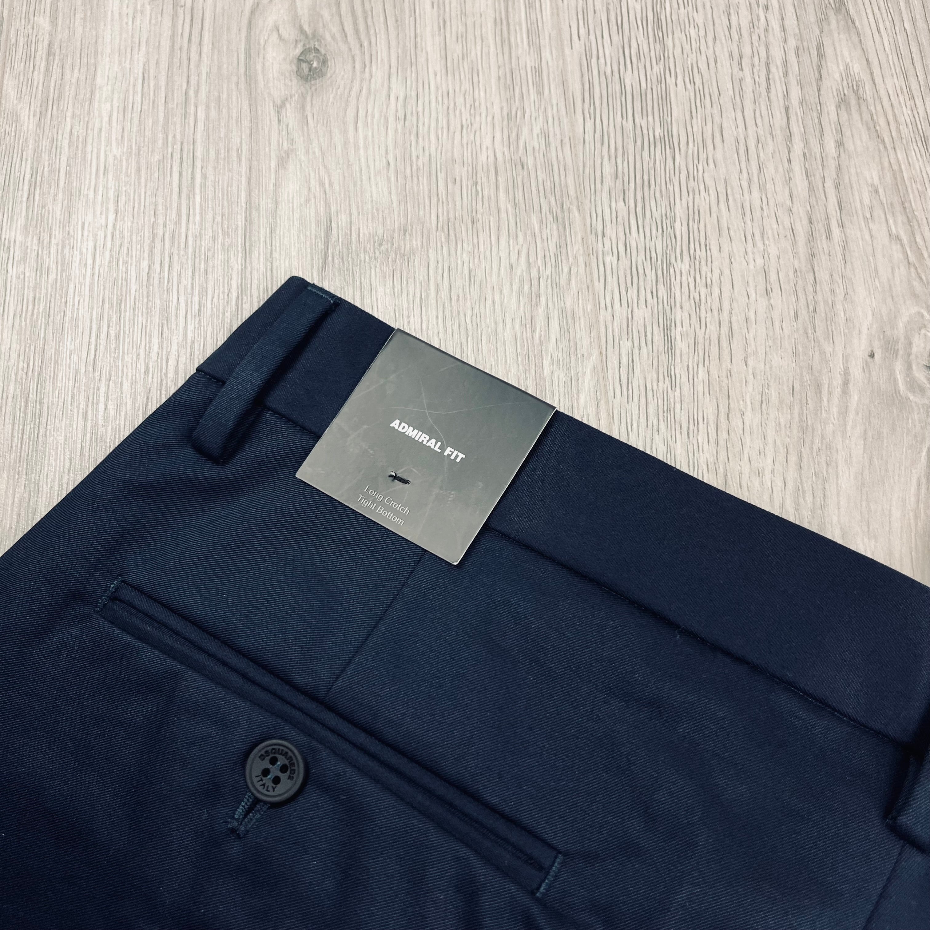 DSQUARED2 Logo Chinos - Navy