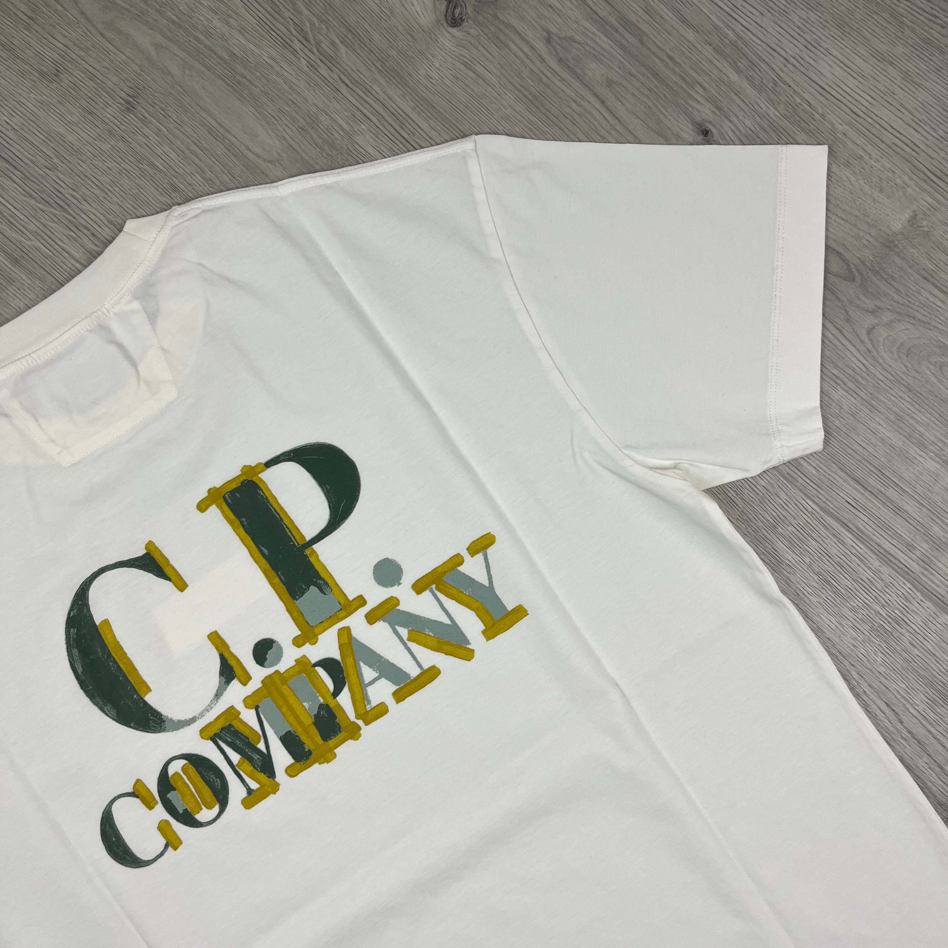 CP Company Blurred T-Shirt - White