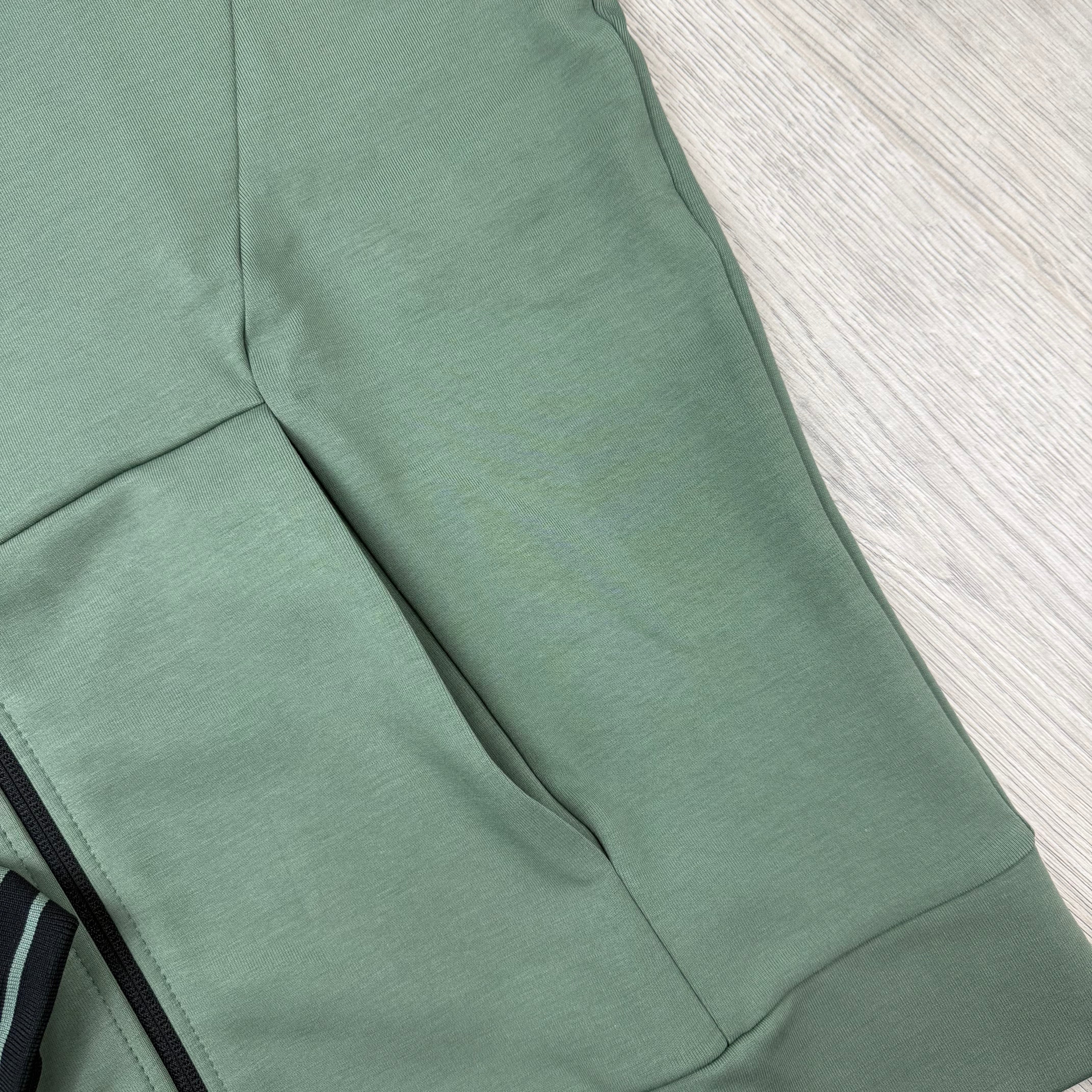 Hugo Boss Zip Hoodie - Open Green