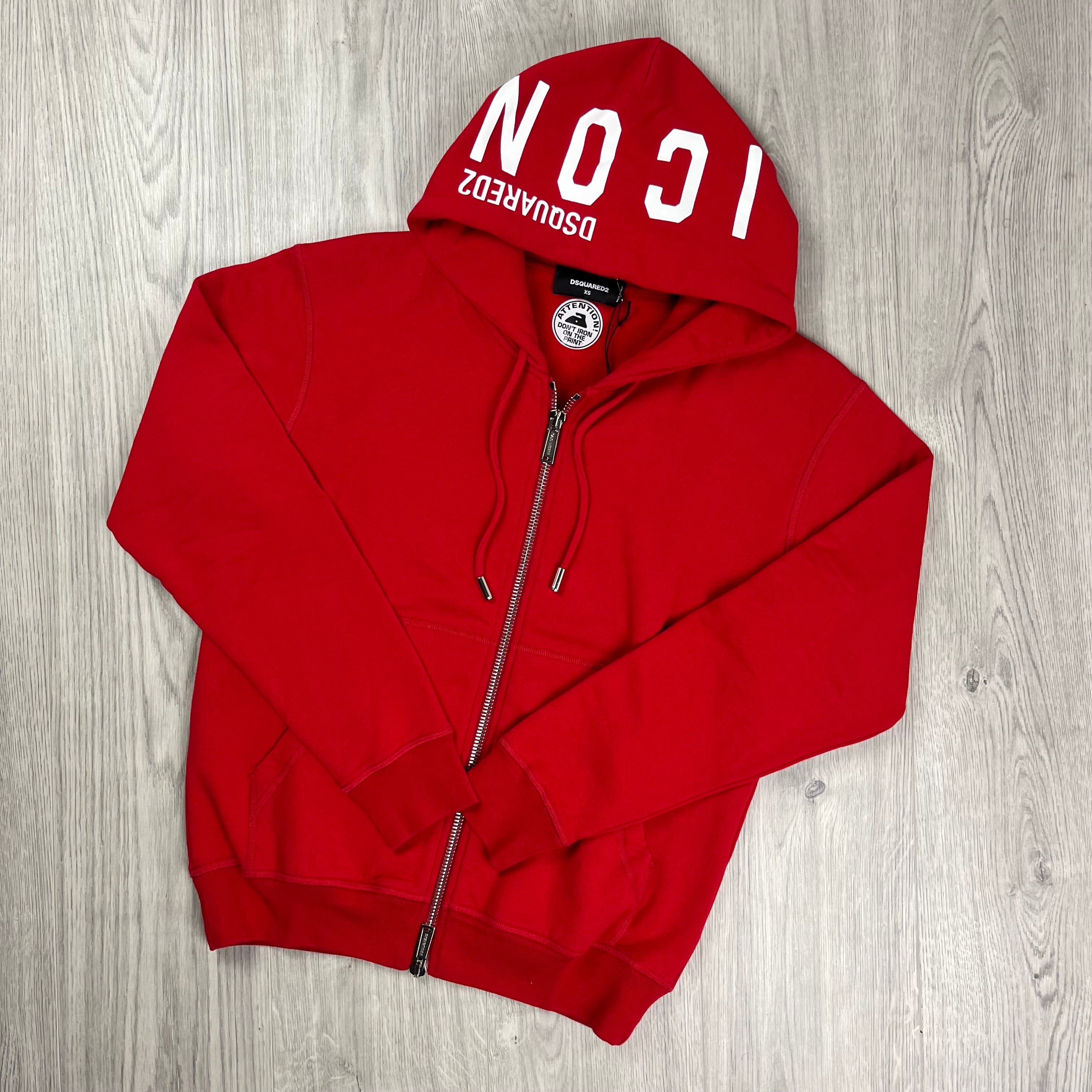 DSQUARED2 ICON Hoodie - Red