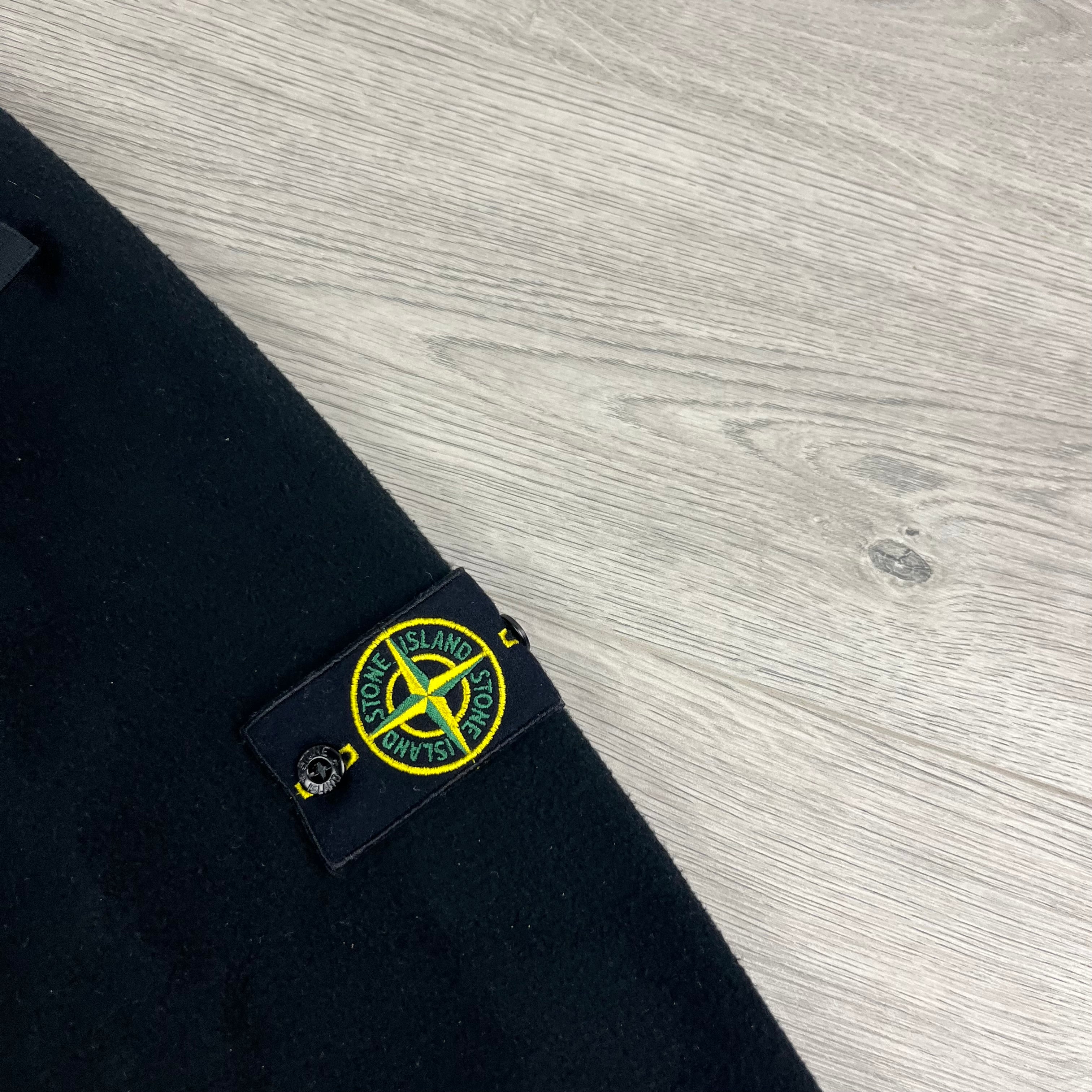 Stone Island Fleece Sweatpants - Black