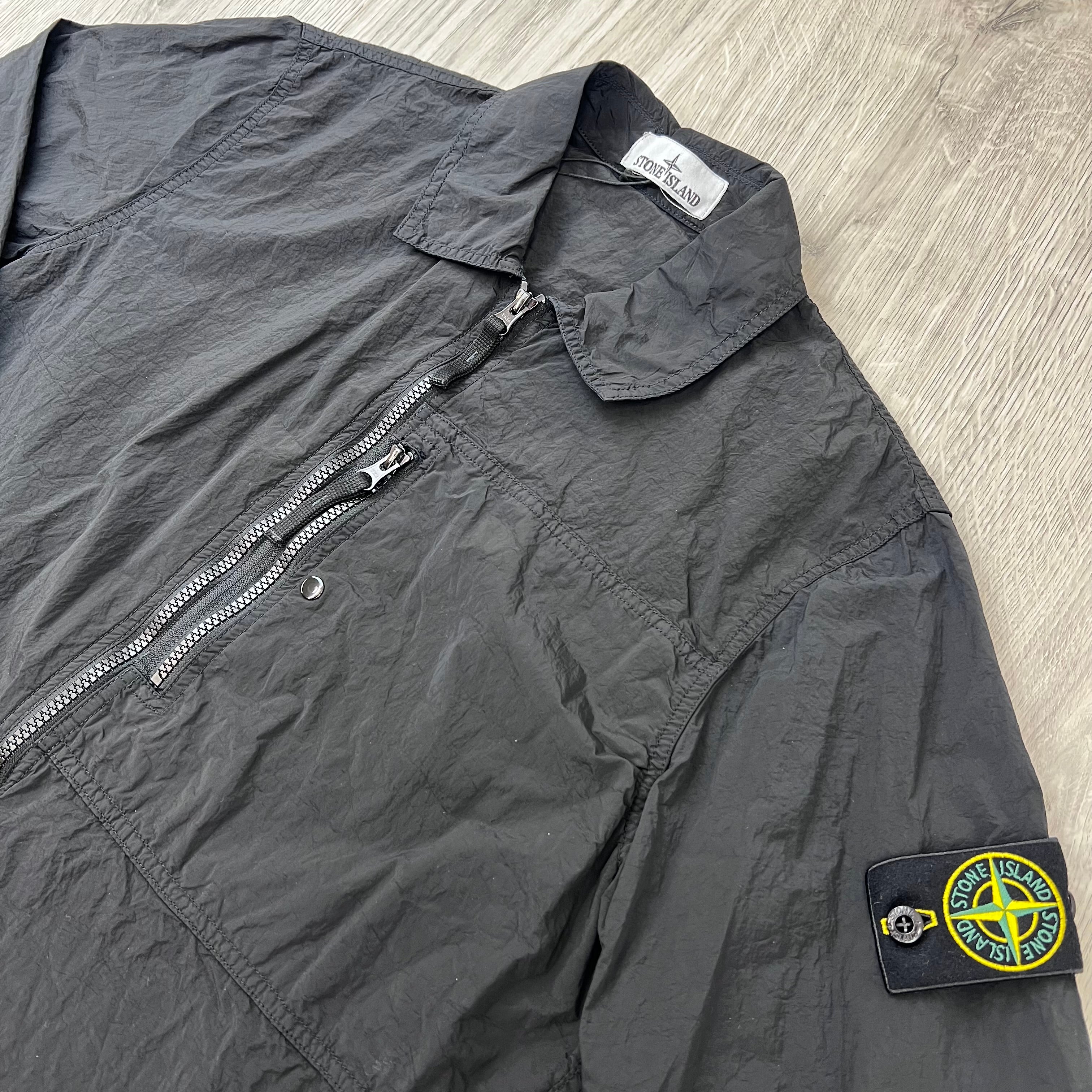 Stone Island Metal Overshirt - Black
