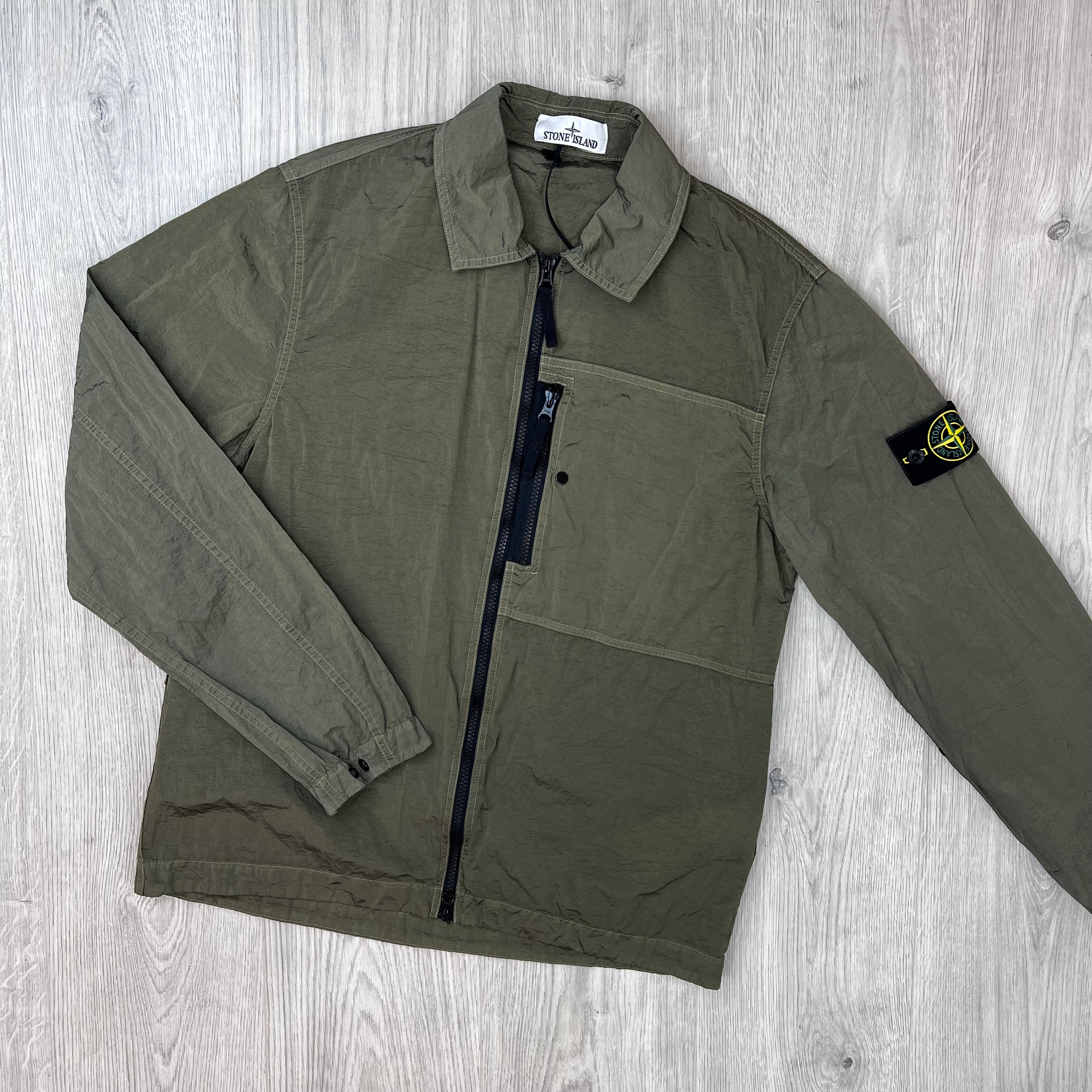 Stone Island Metal Overshirt - Military